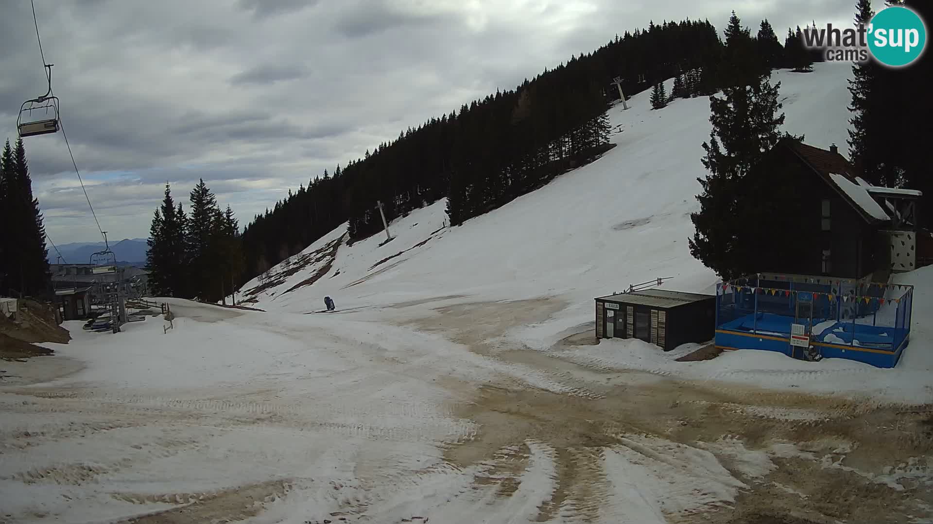 GOLTE Ski resort live webcam – view to Medvedjak – Slovenia