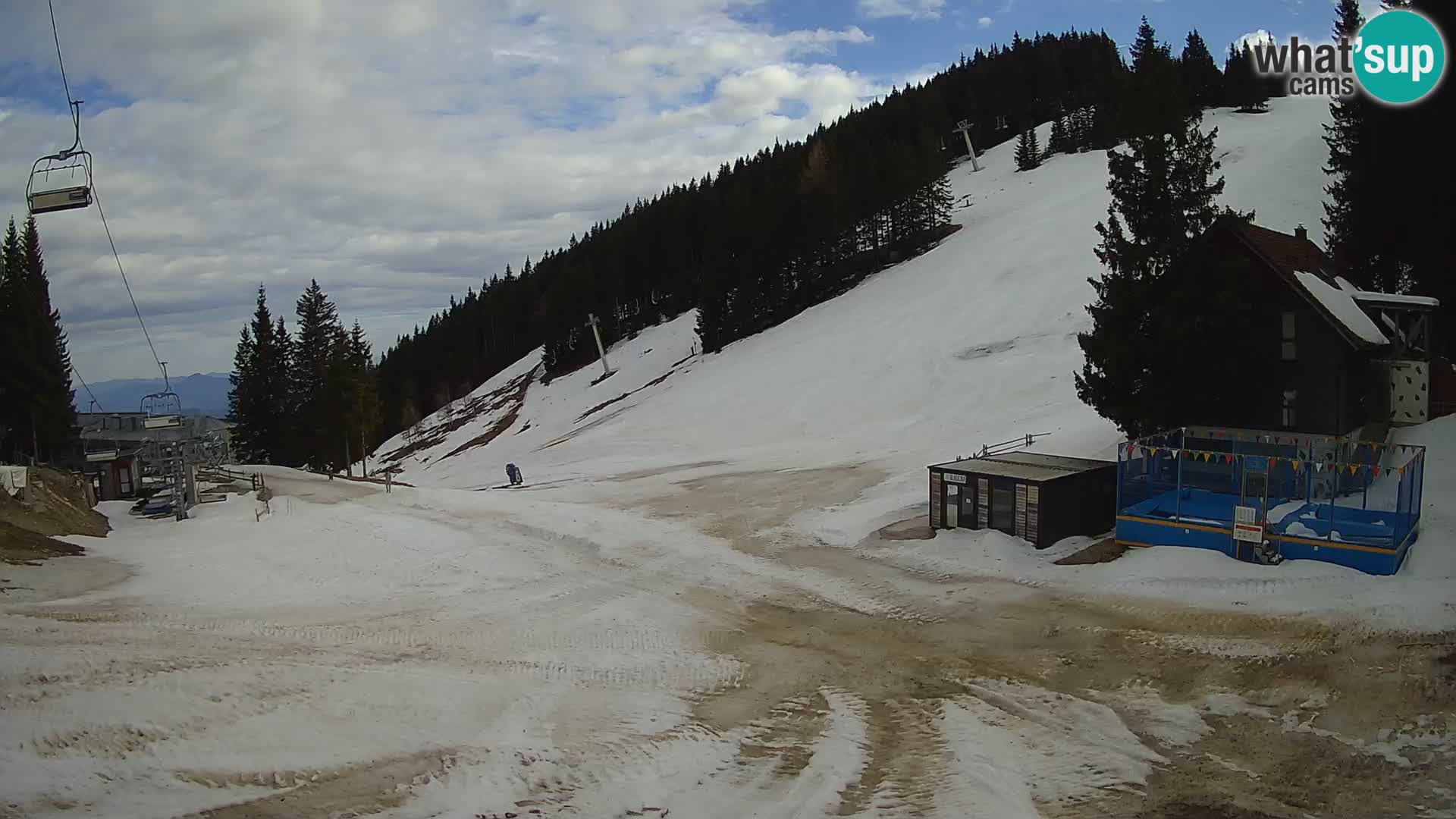 Webcam en direct de la station de ski de GOLTE – vue sur Medvedjak – Slovénie