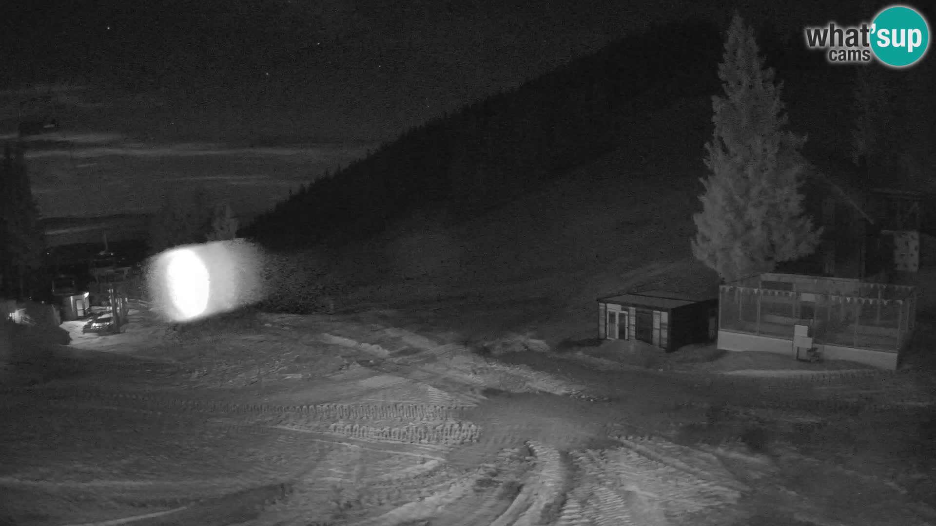 Cámara web en vivo de la estación de esquí GOLTE – vista a Medvedjak – Eslovenia