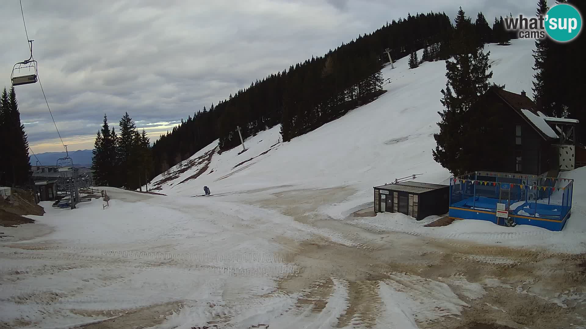 GOLTE Ski resort live webcam – view to Medvedjak – Slovenia