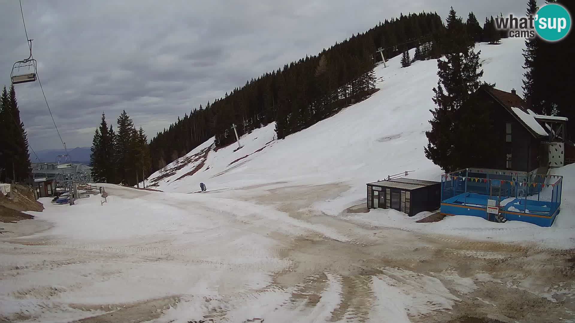 Webcam en direct de la station de ski de GOLTE – vue sur Medvedjak – Slovénie