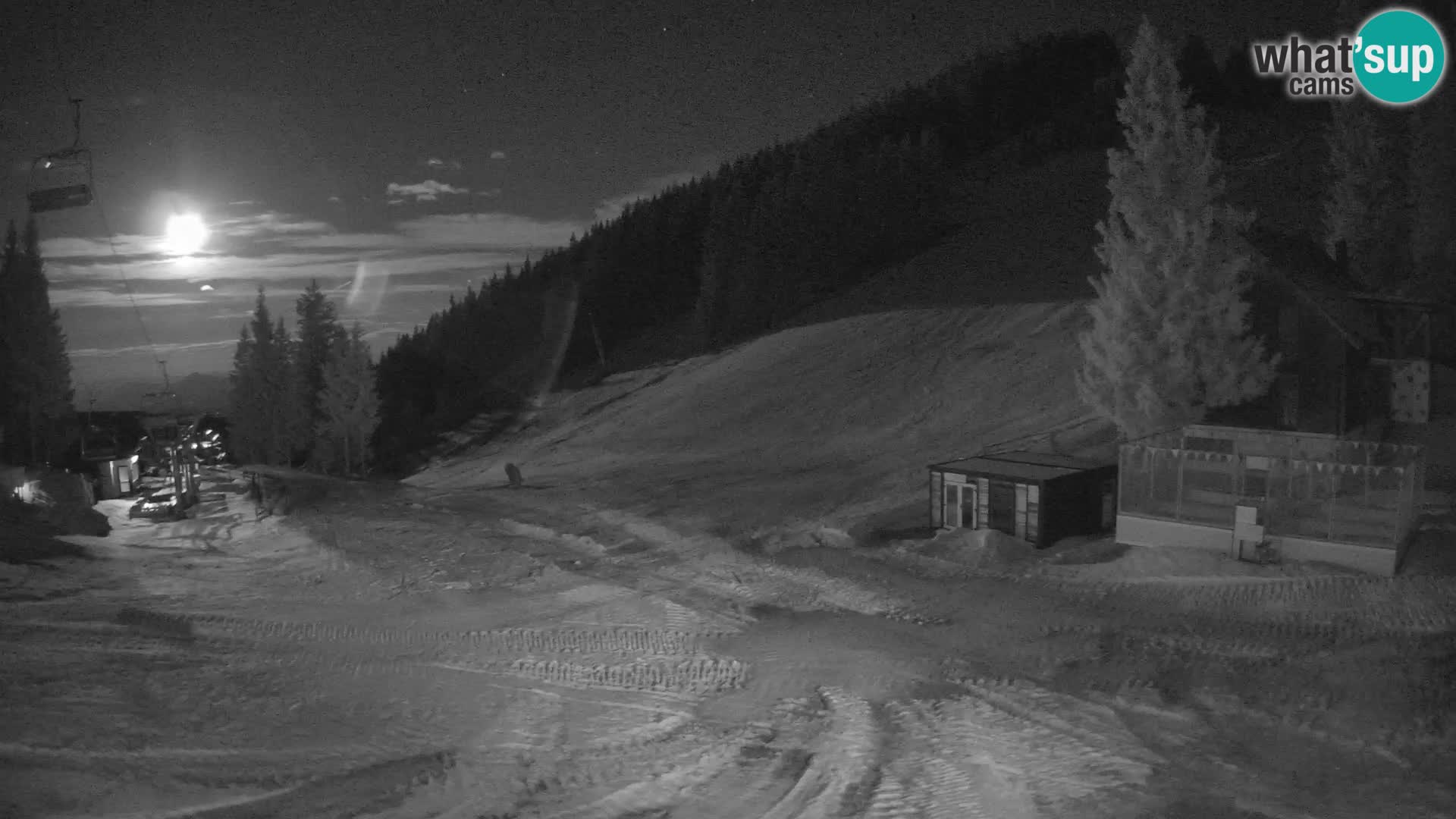 Cámara web en vivo de la estación de esquí GOLTE – vista a Medvedjak – Eslovenia