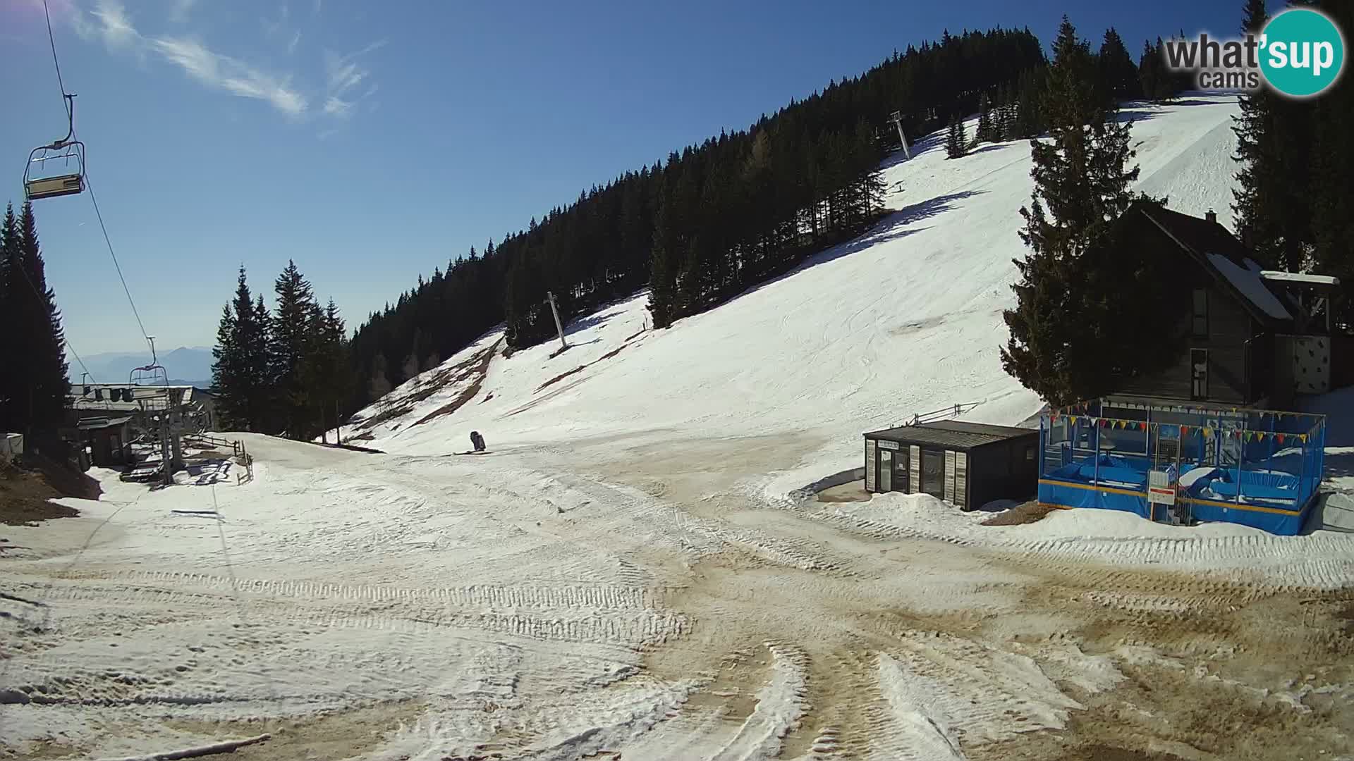 GOLTE skijalište web kamera – pogled na Medvedjak – Slovenija