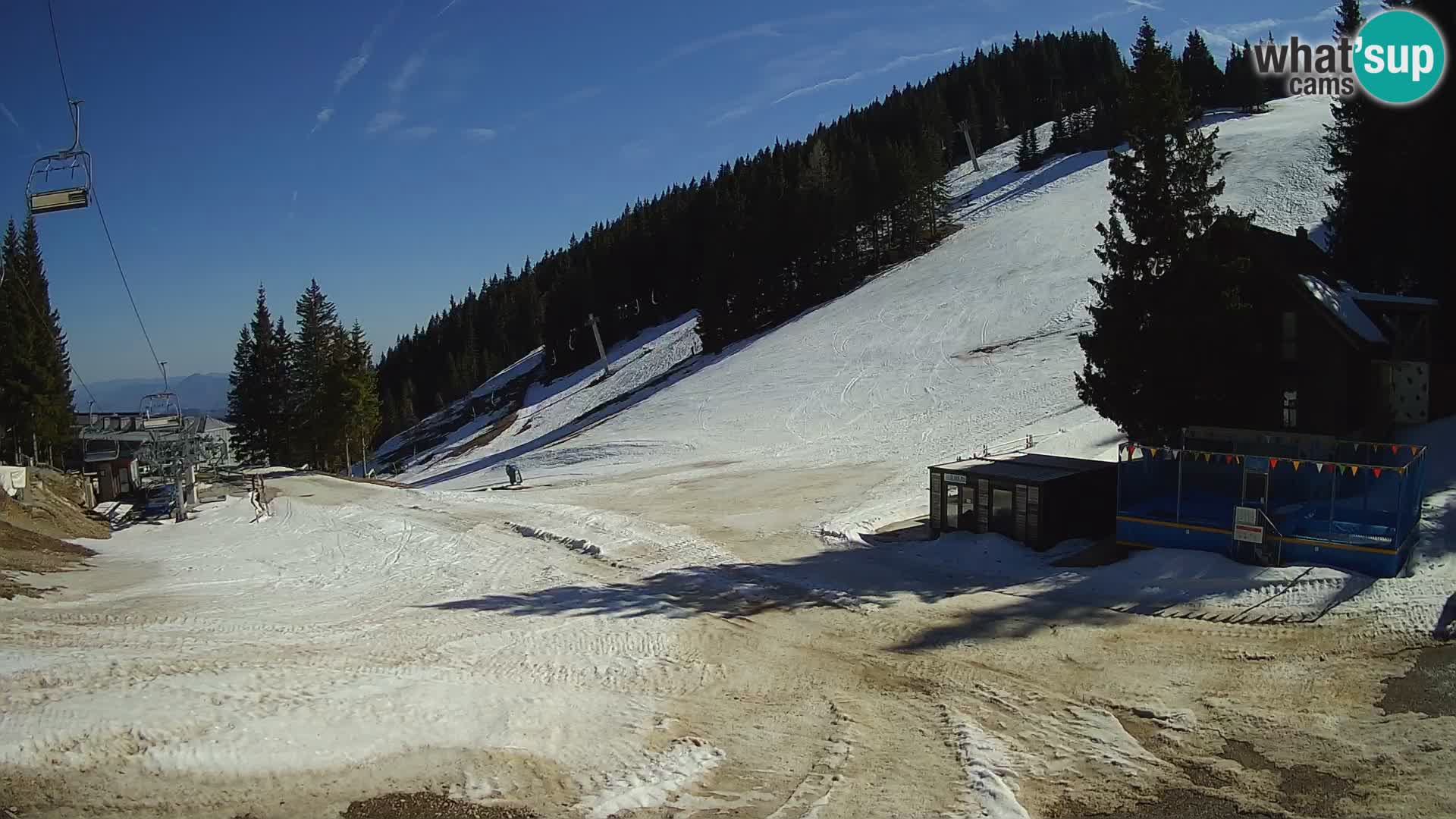 GOLTE Skigebiet webcam – Schöne Aussicht auf Medvedjak – Slowenien