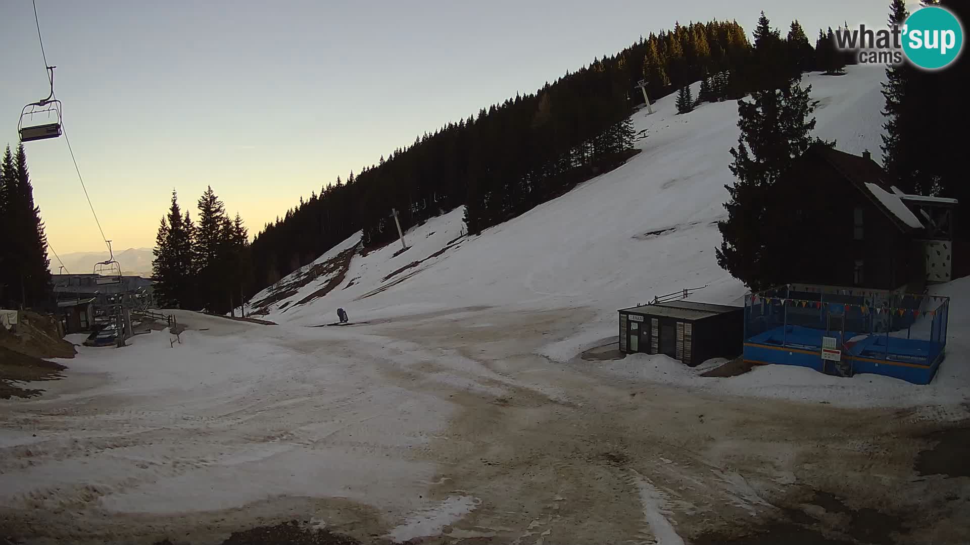 Cámara web en vivo de la estación de esquí GOLTE – vista a Medvedjak – Eslovenia