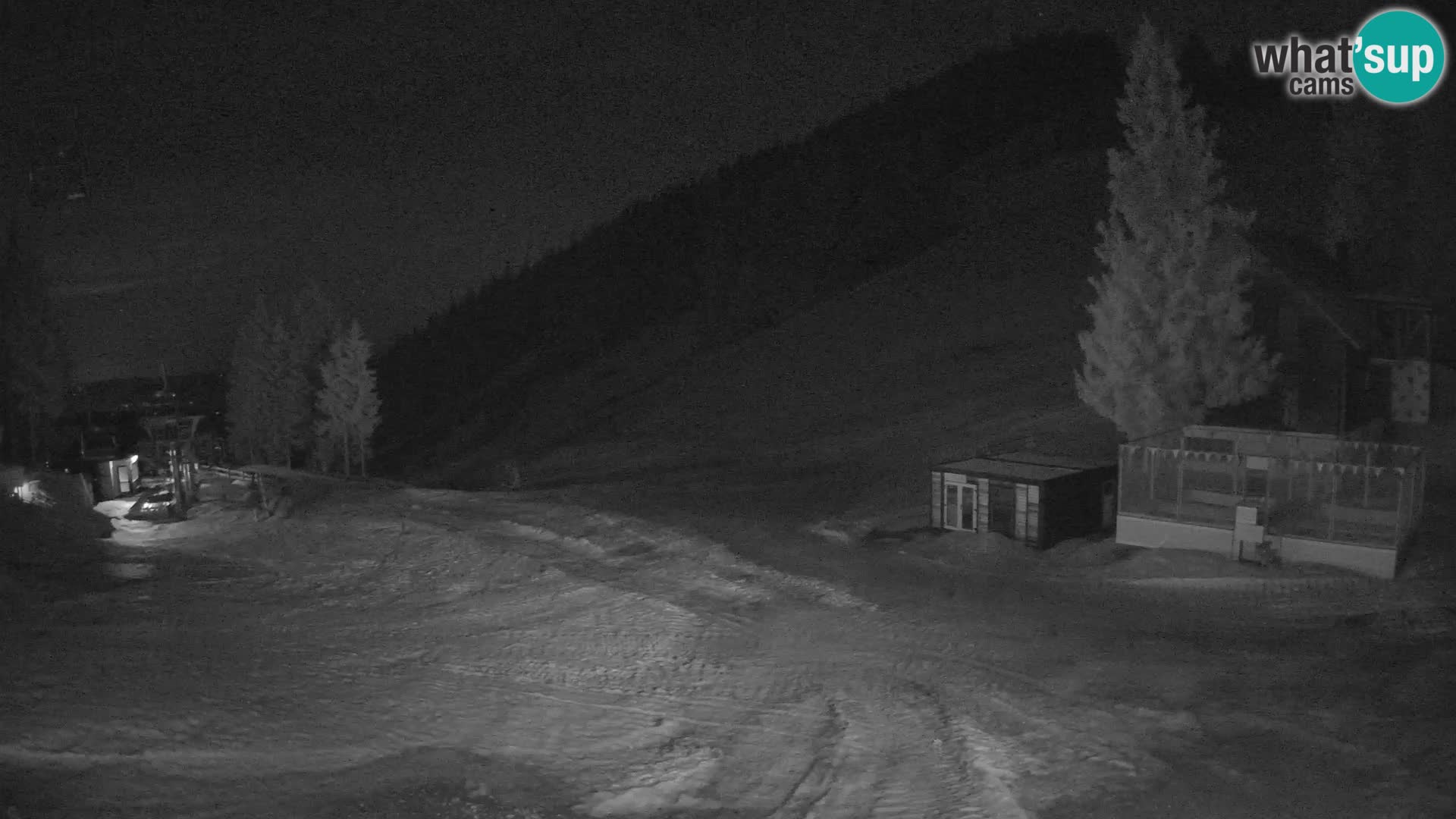 Cámara web en vivo de la estación de esquí GOLTE – vista a Medvedjak – Eslovenia