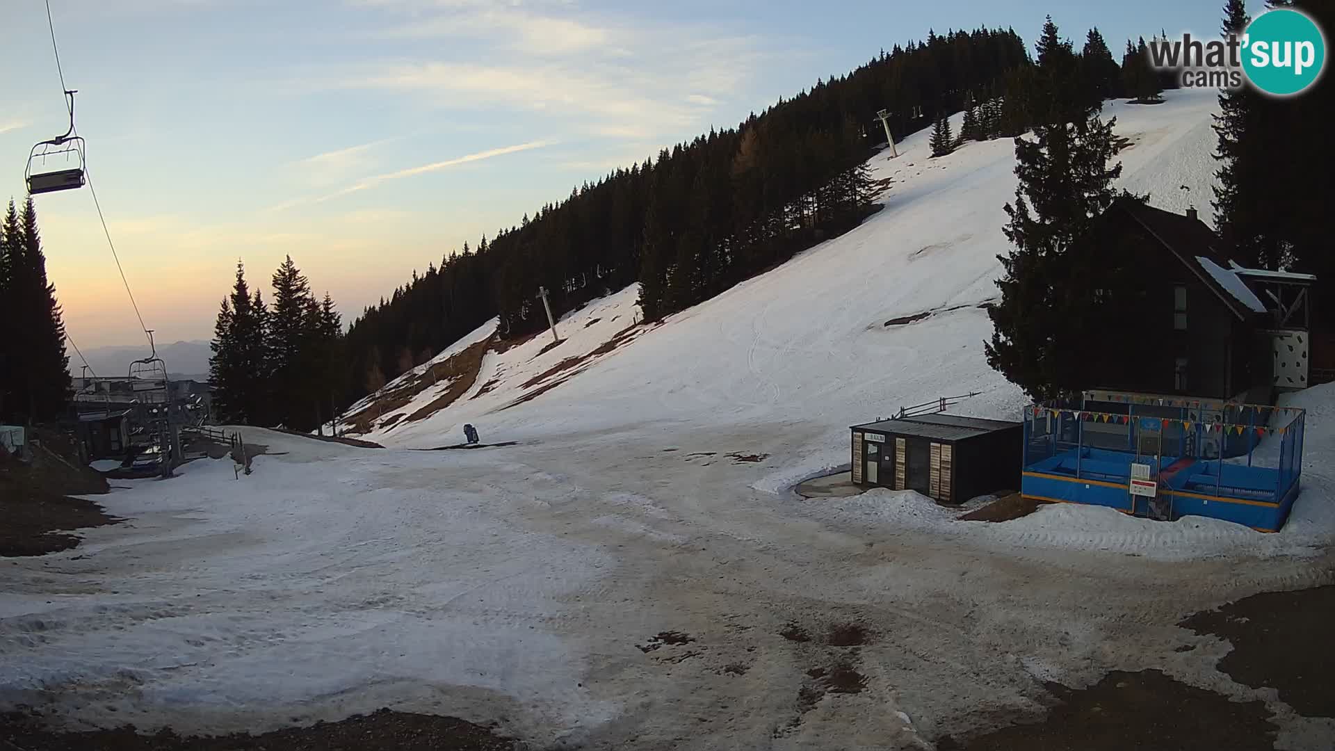 GOLTE Ski resort live webcam – view to Medvedjak – Slovenia