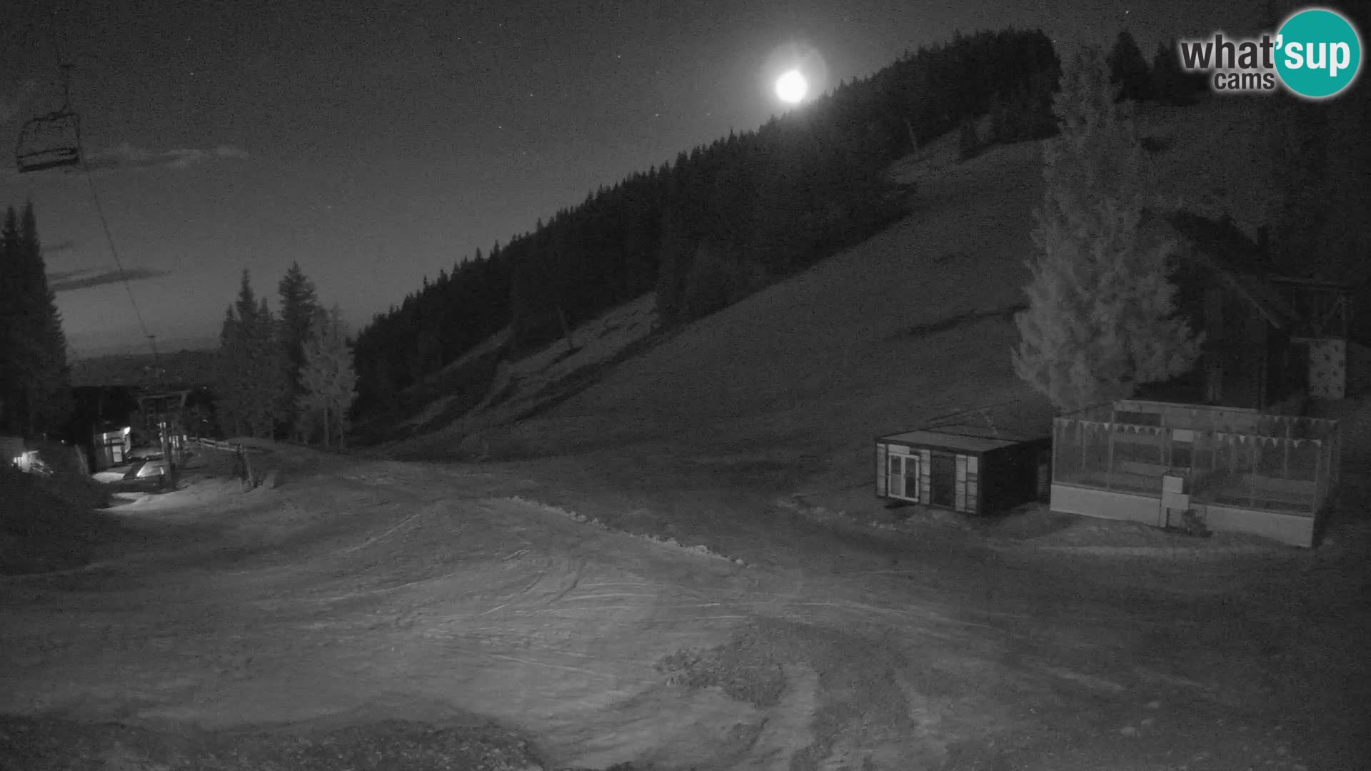 GOLTE Ski resort live webcam – view to Medvedjak – Slovenia