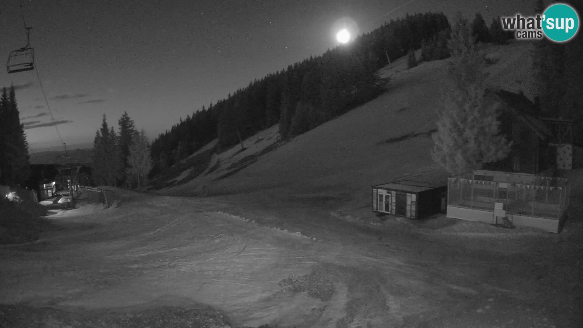 GOLTE Ski resort live webcam – view to Medvedjak – Slovenia