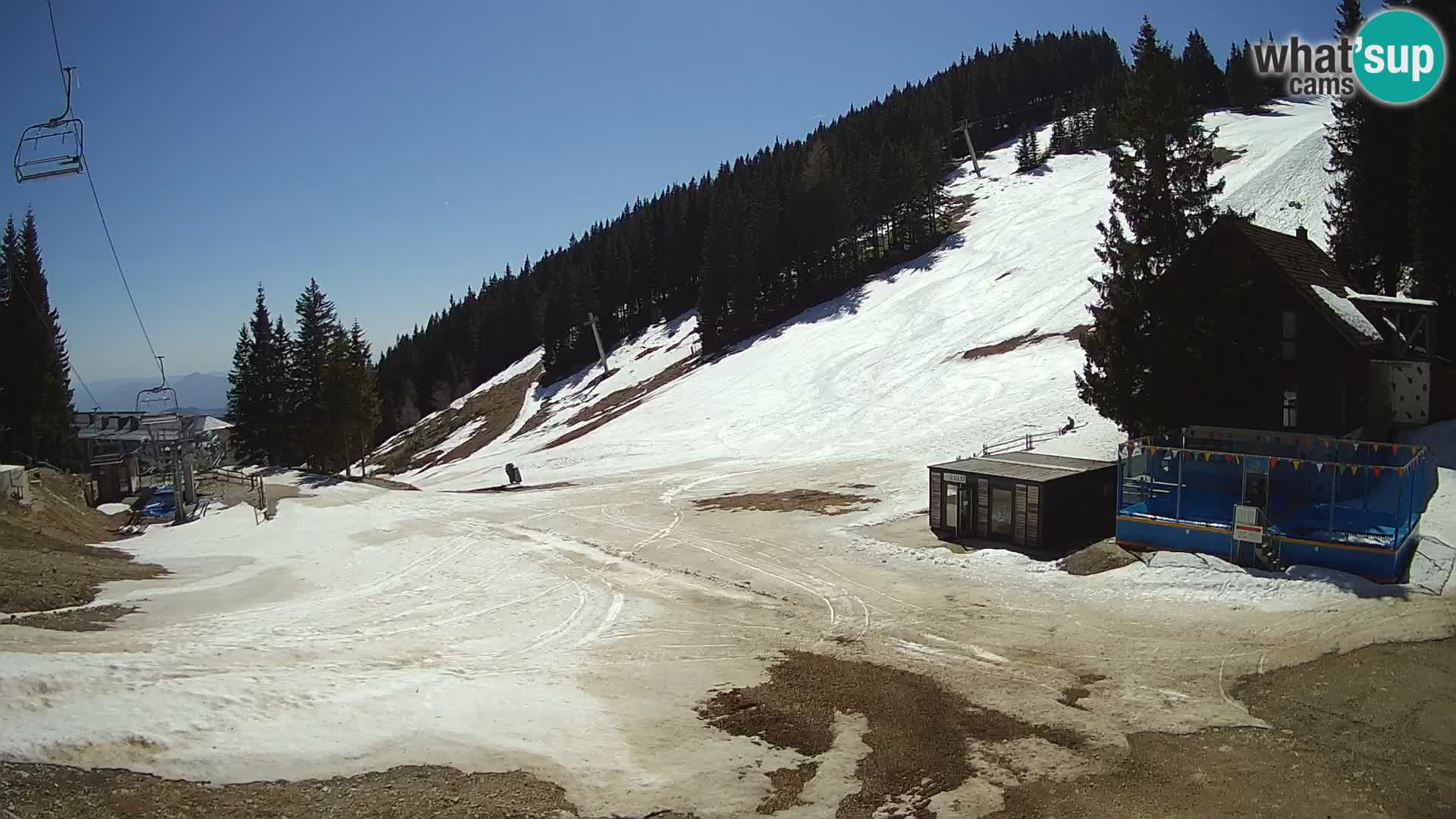 Webcam en direct de la station de ski de GOLTE – vue sur Medvedjak – Slovénie