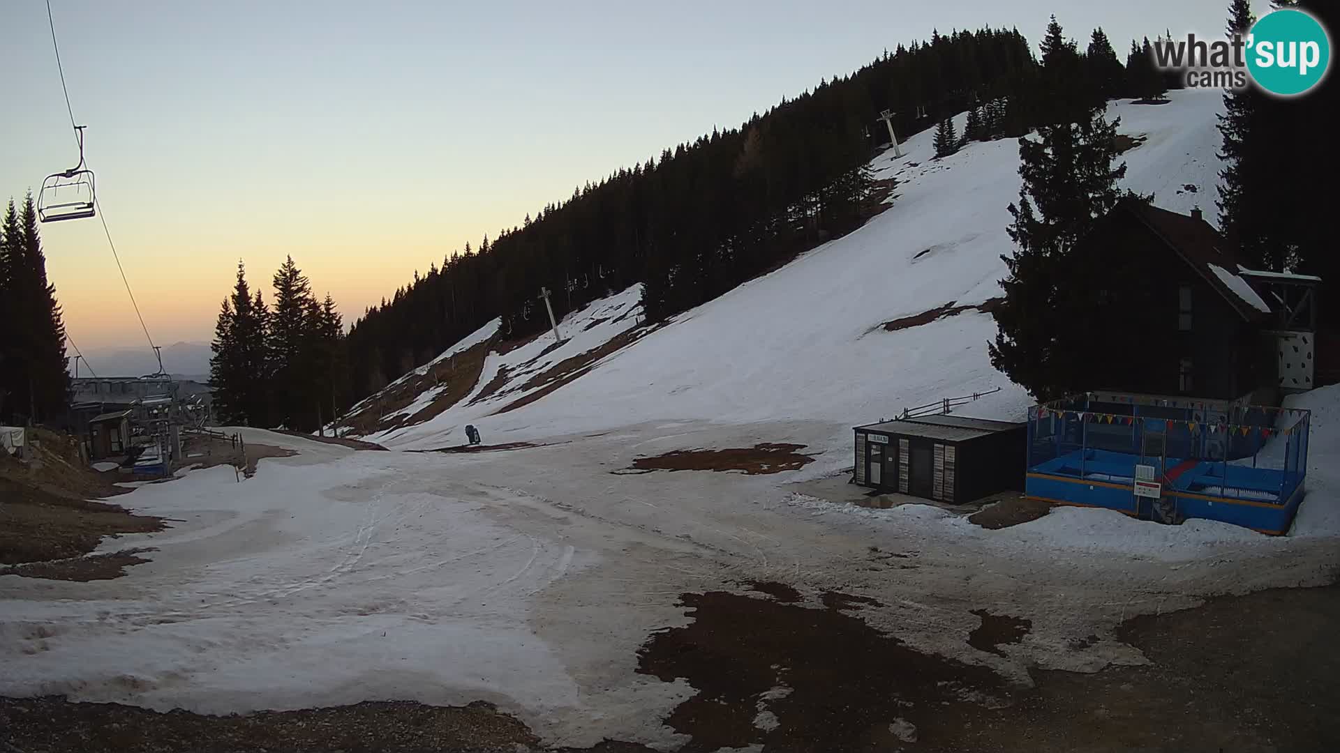 GOLTE Skigebiet webcam – Schöne Aussicht auf Medvedjak – Slowenien