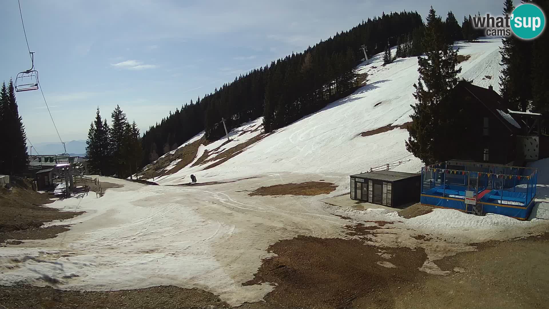 GOLTE Ski resort live webcam – view to Medvedjak – Slovenia