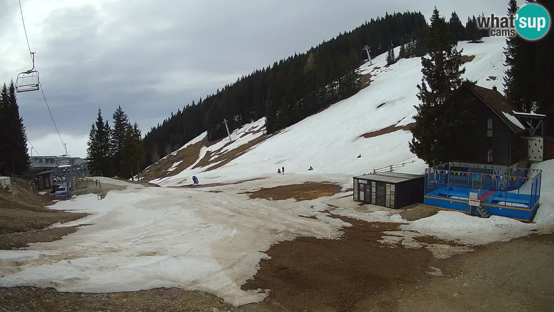 Webcam en direct de la station de ski de GOLTE – vue sur Medvedjak – Slovénie