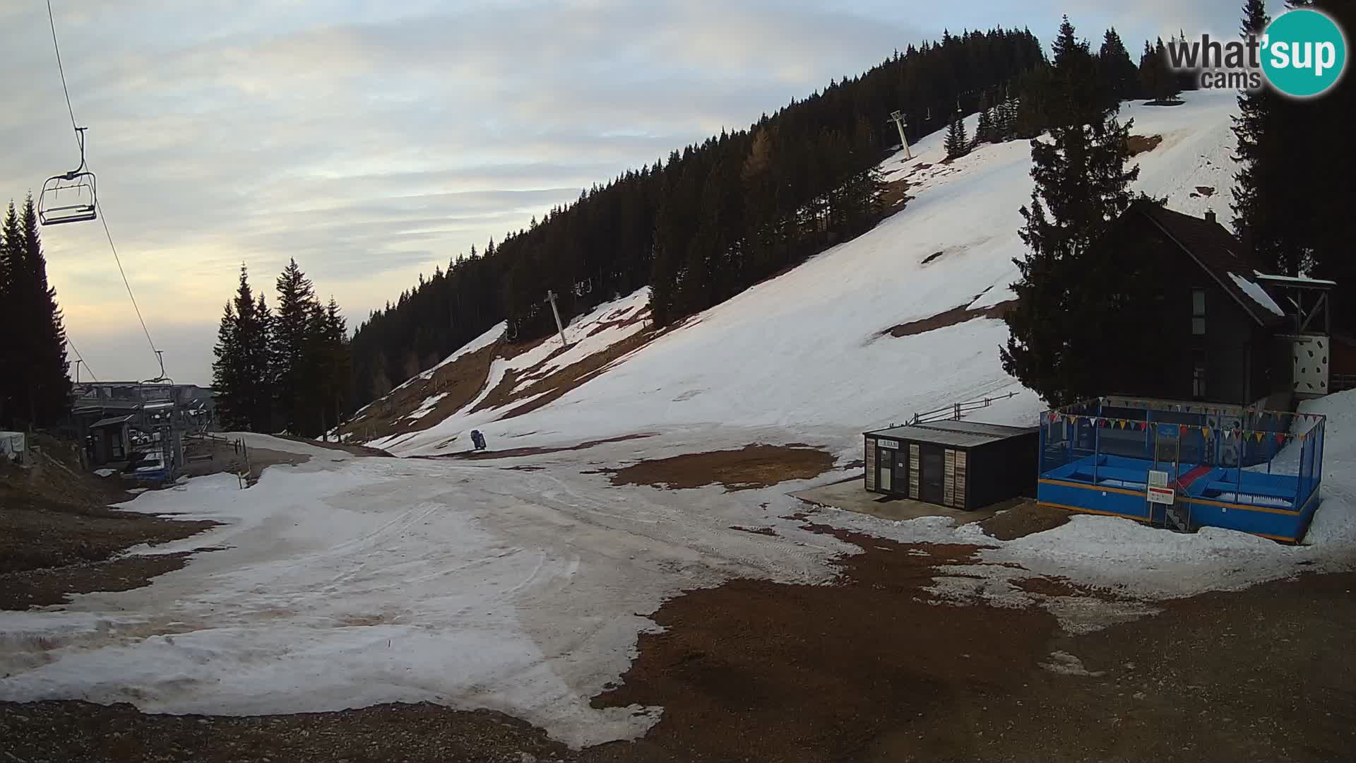 GOLTE Ski resort live webcam – view to Medvedjak – Slovenia