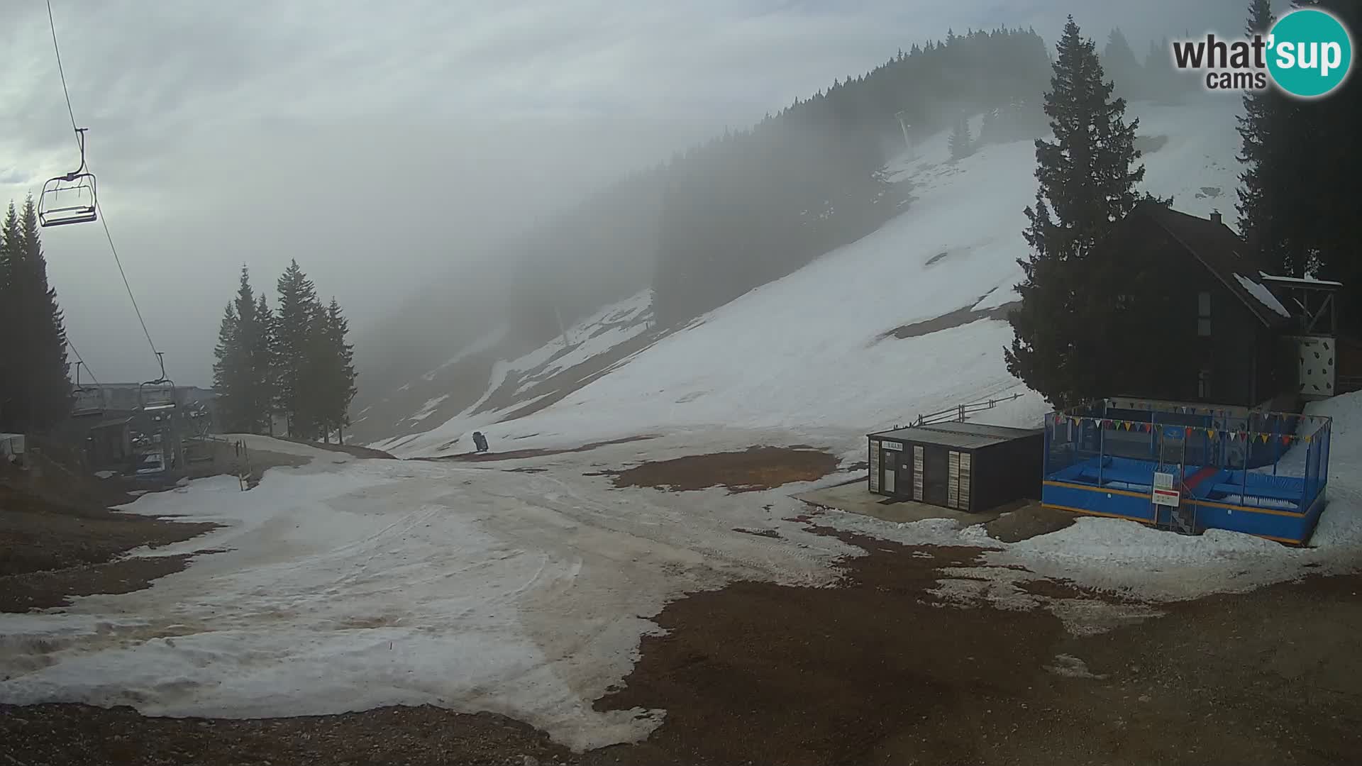 GOLTE Ski resort live webcam – view to Medvedjak – Slovenia