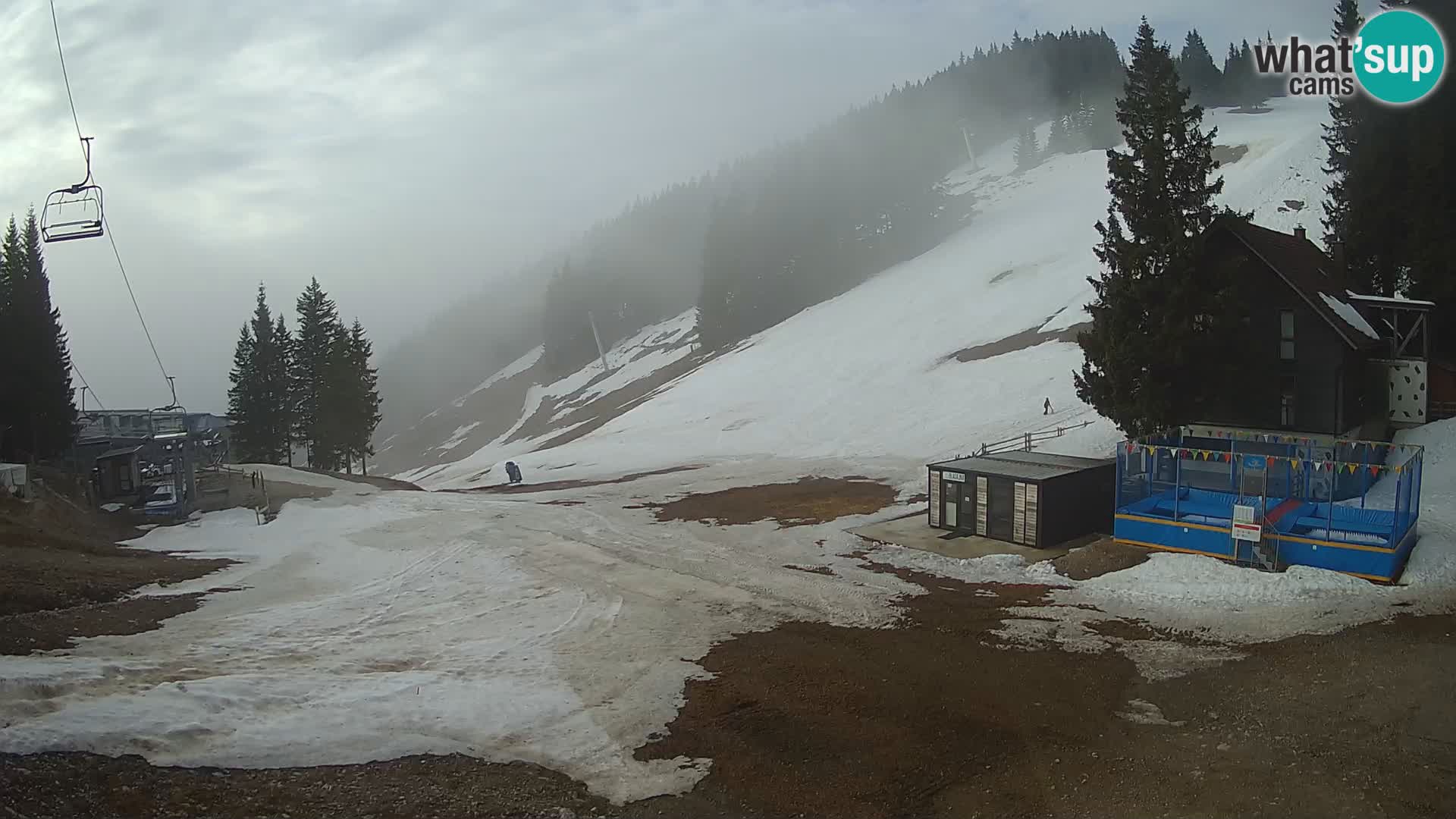 GOLTE Ski resort live webcam – view to Medvedjak – Slovenia