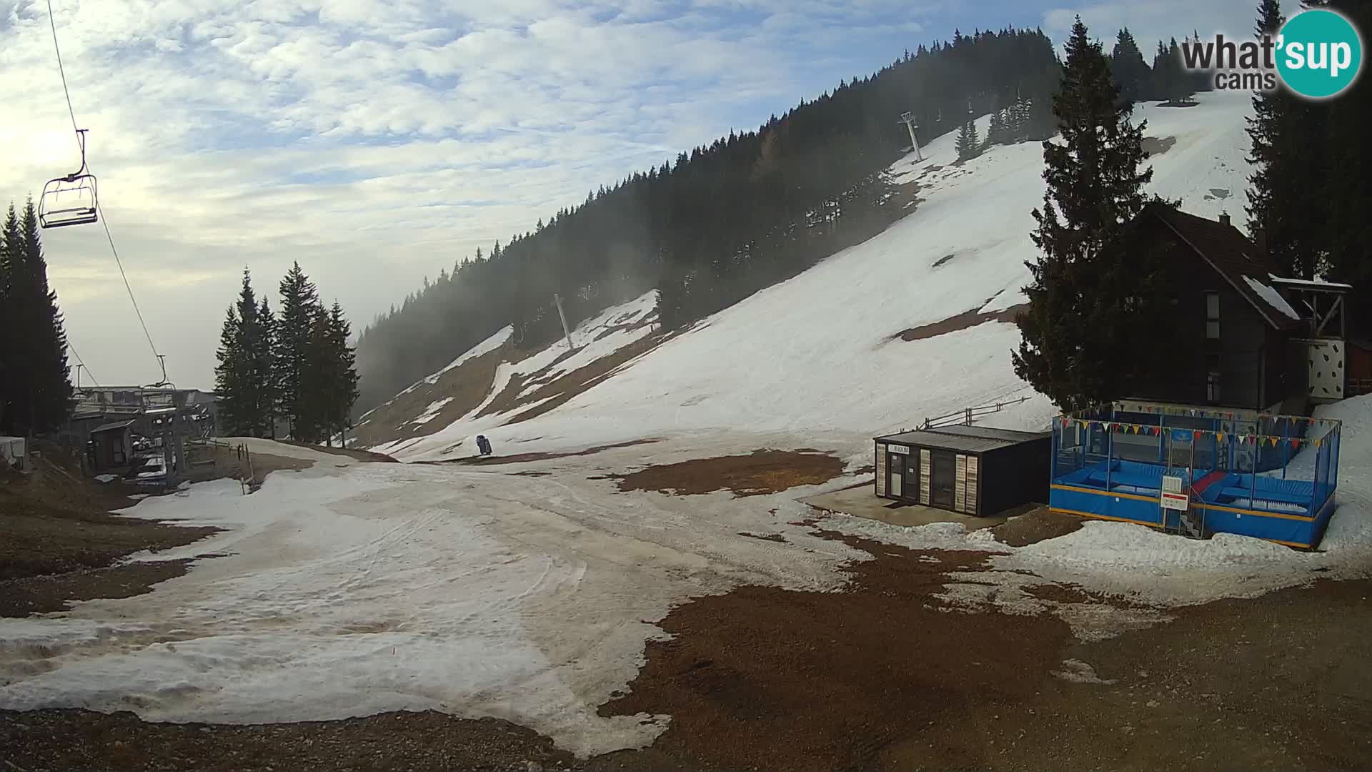 Webcam en direct de la station de ski de GOLTE – vue sur Medvedjak – Slovénie