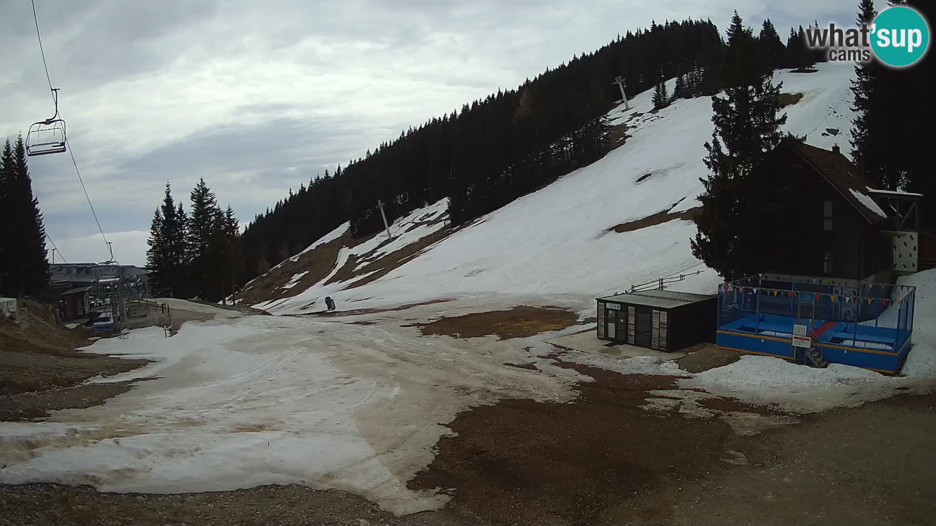 Webcam en direct de la station de ski de GOLTE – vue sur Medvedjak – Slovénie