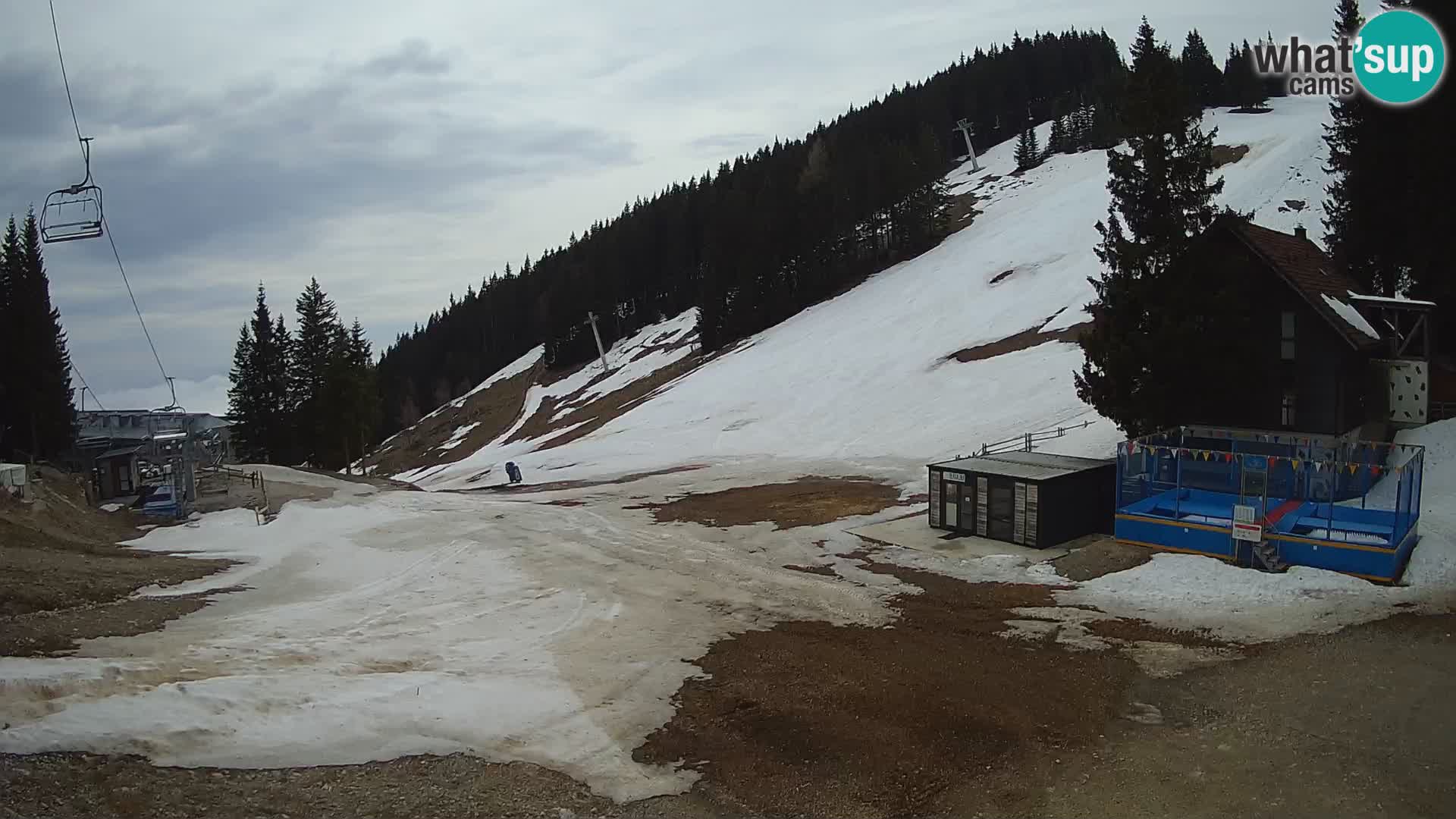 GOLTE Ski resort live webcam – view to Medvedjak – Slovenia