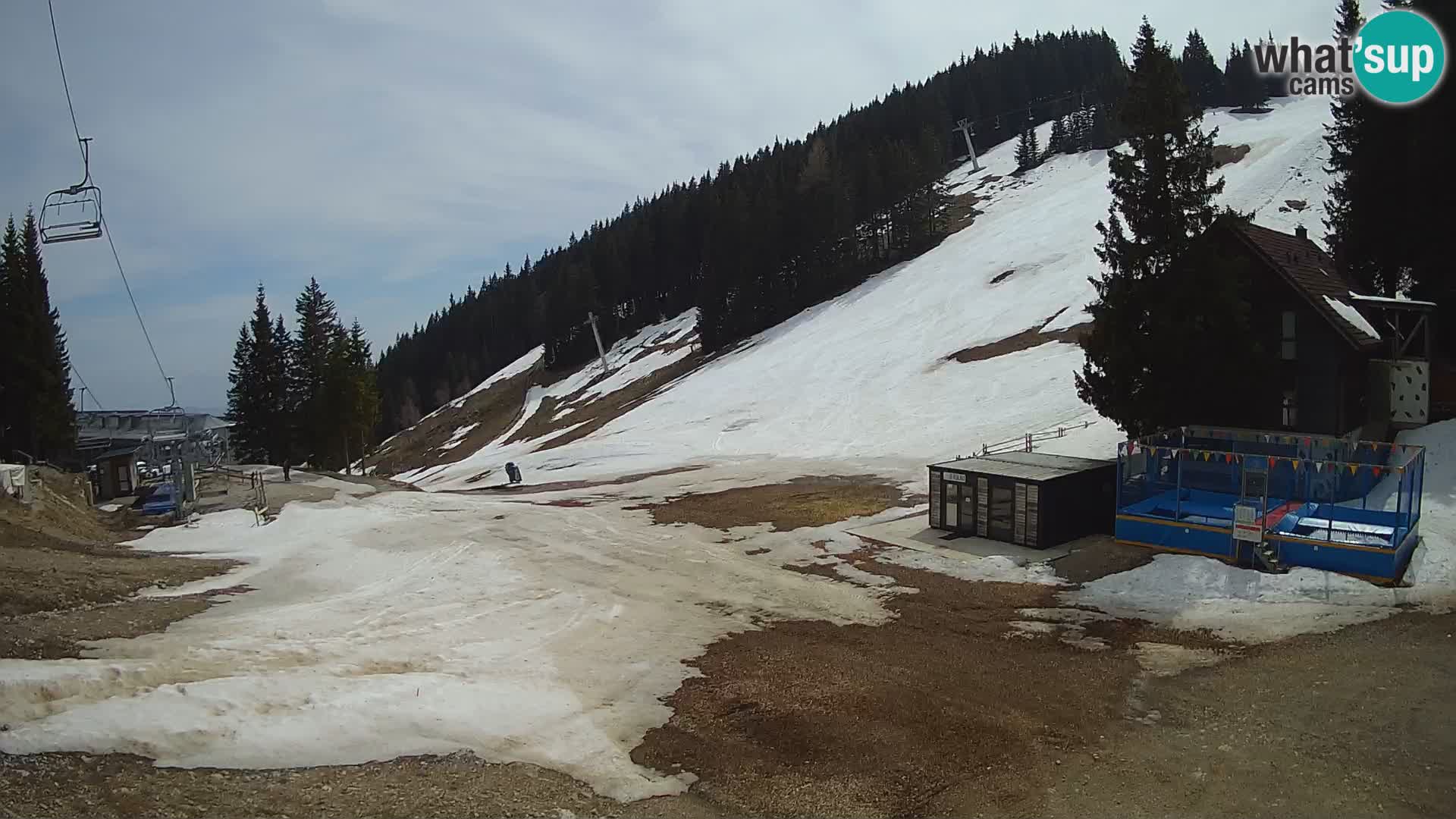 GOLTE Ski resort live webcam – view to Medvedjak – Slovenia