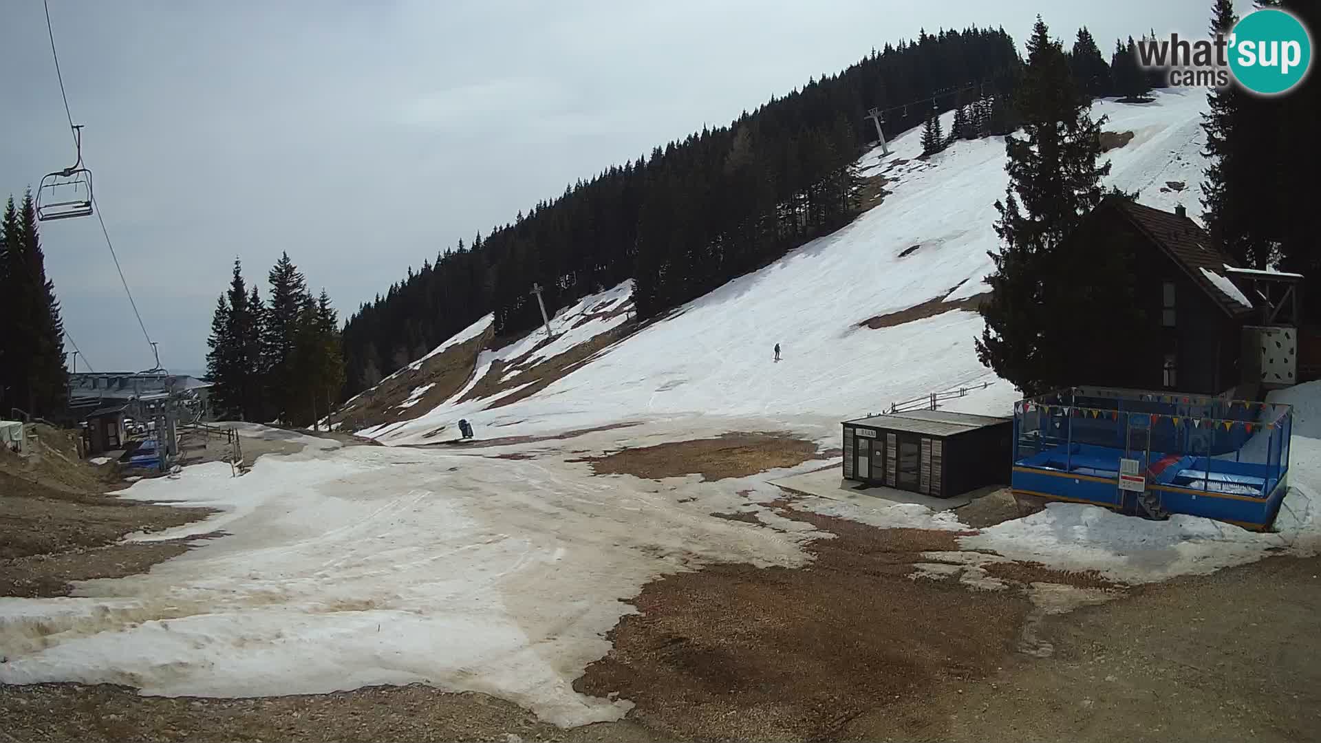 Webcam en direct de la station de ski de GOLTE – vue sur Medvedjak – Slovénie