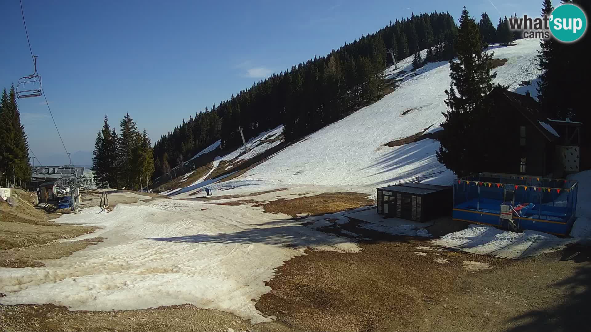 Webcam en direct de la station de ski de GOLTE – vue sur Medvedjak – Slovénie