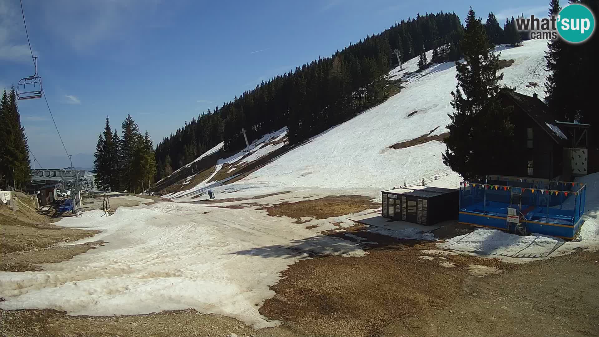 GOLTE Ski resort live webcam – view to Medvedjak – Slovenia