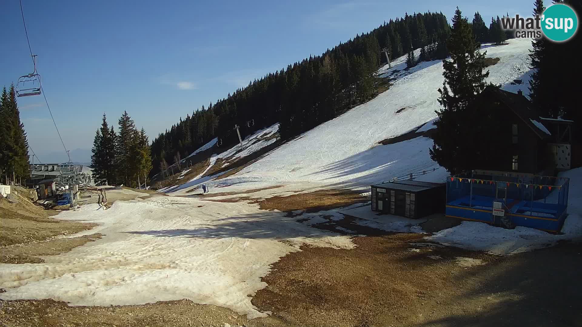 Webcam en direct de la station de ski de GOLTE – vue sur Medvedjak – Slovénie