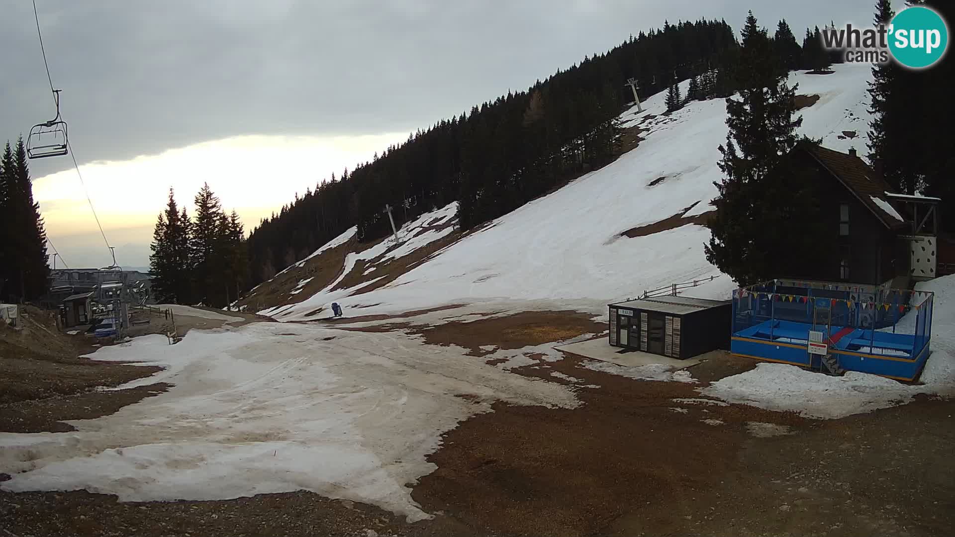 Webcam en direct de la station de ski de GOLTE – vue sur Medvedjak – Slovénie