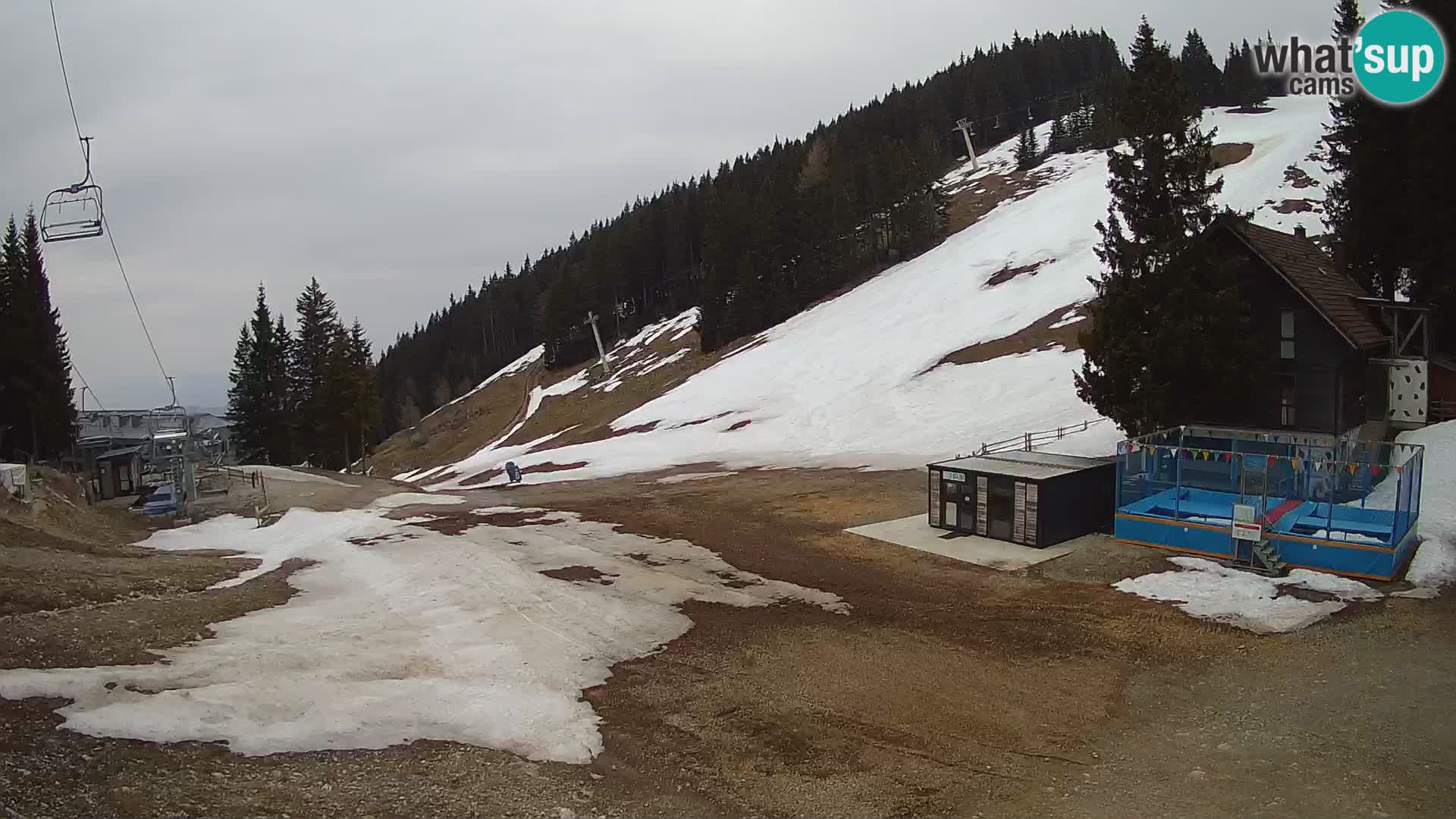 GOLTE Ski resort live webcam – view to Medvedjak – Slovenia