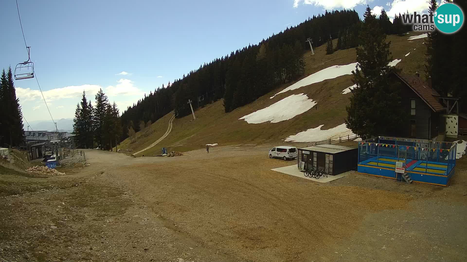 GOLTE Ski resort live webcam – view to Medvedjak – Slovenia
