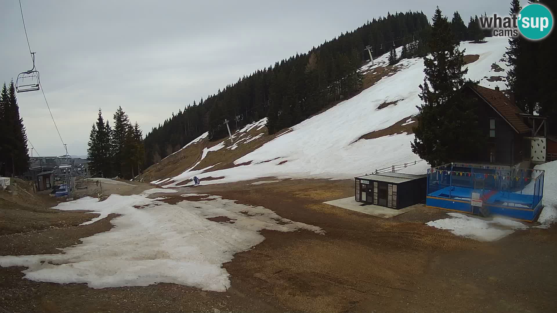 GOLTE Skigebiet webcam – Schöne Aussicht auf Medvedjak – Slowenien
