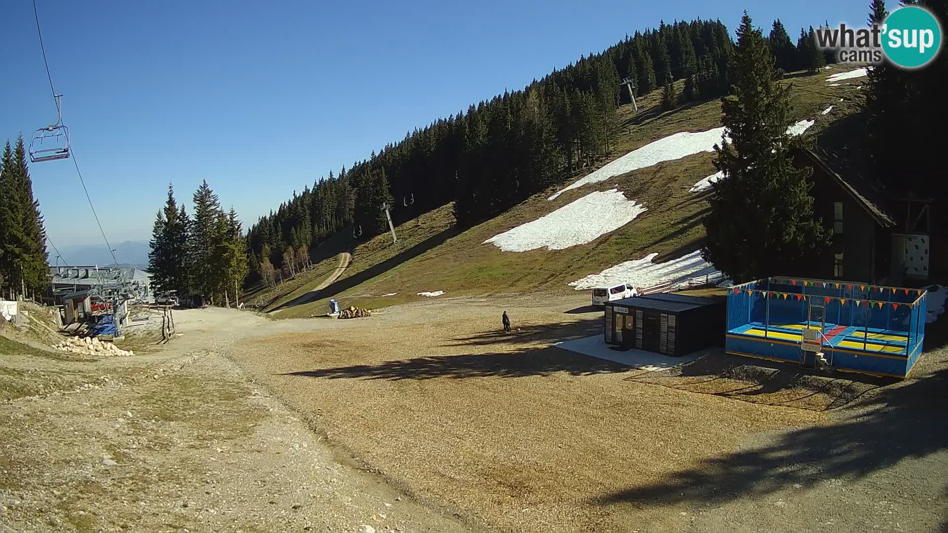 GOLTE Ski resort live webcam – view to Medvedjak – Slovenia
