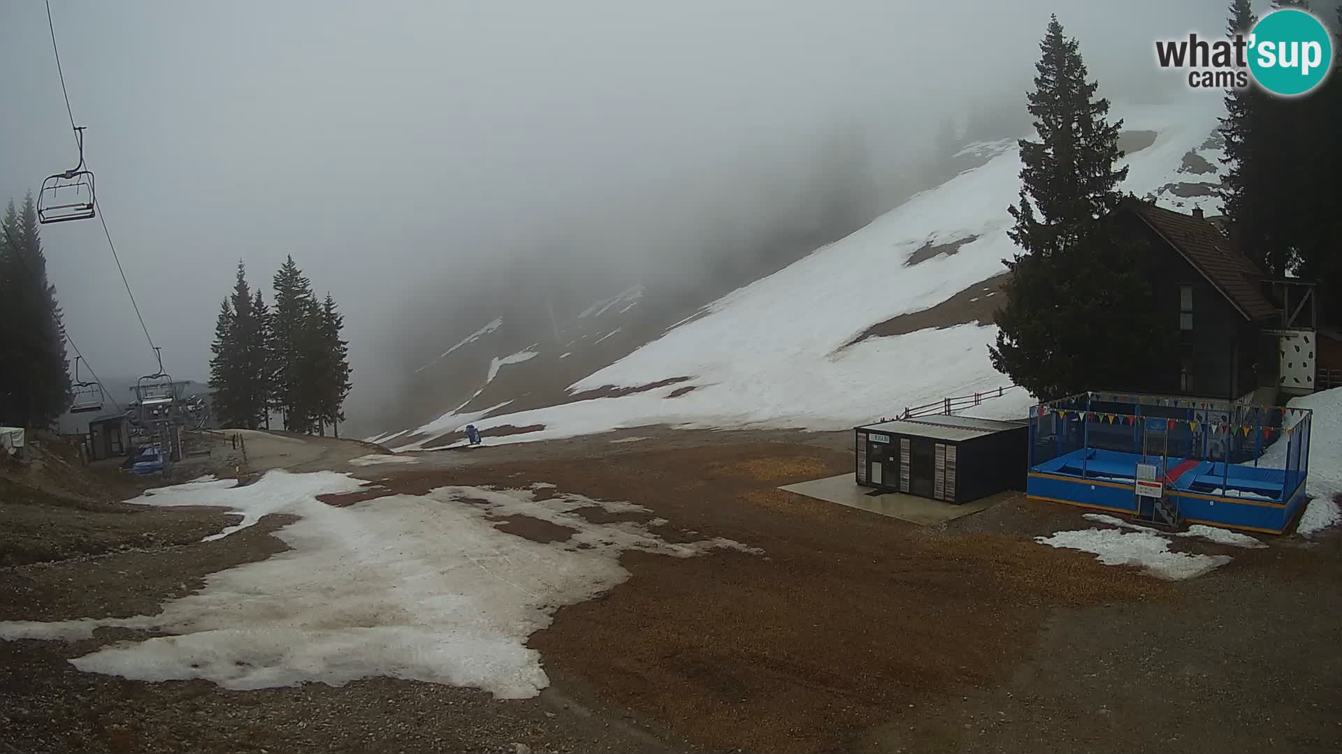 Webcam en direct de la station de ski de GOLTE – vue sur Medvedjak – Slovénie