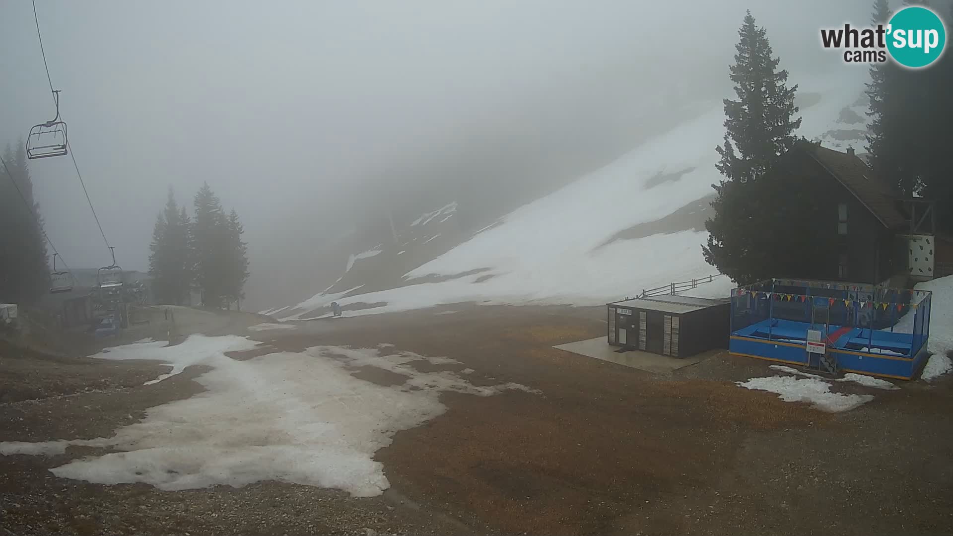 GOLTE skijalište web kamera – pogled na Medvedjak – Slovenija