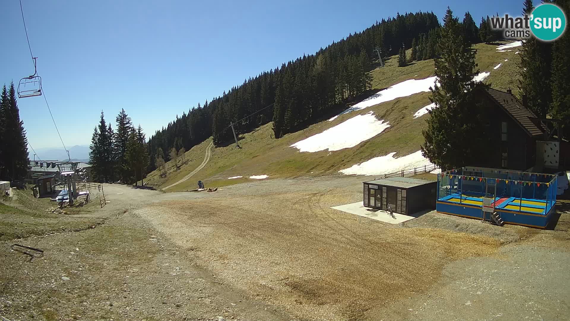 GOLTE Ski resort live webcam – view to Medvedjak – Slovenia