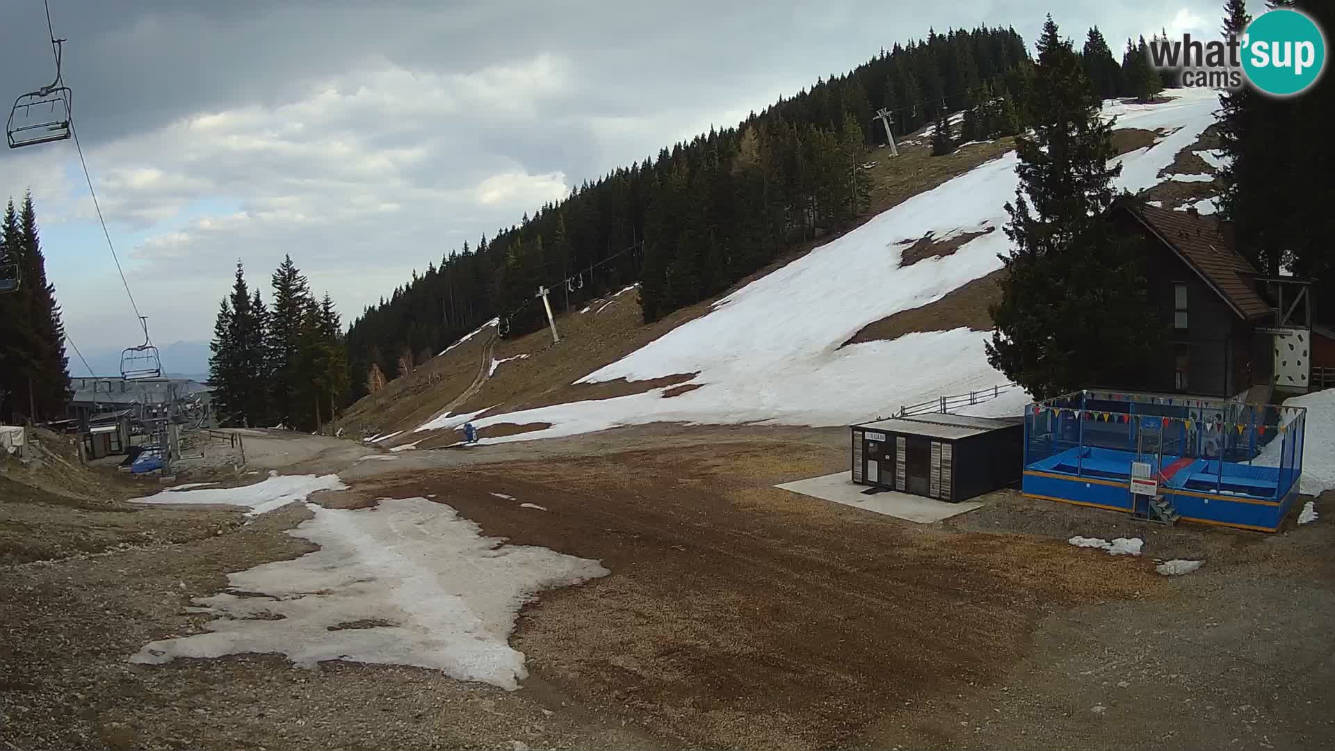 GOLTE Ski resort live webcam – view to Medvedjak – Slovenia