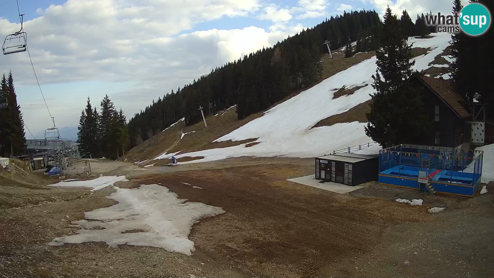 GOLTE Ski resort live webcam – view to Medvedjak – Slovenia