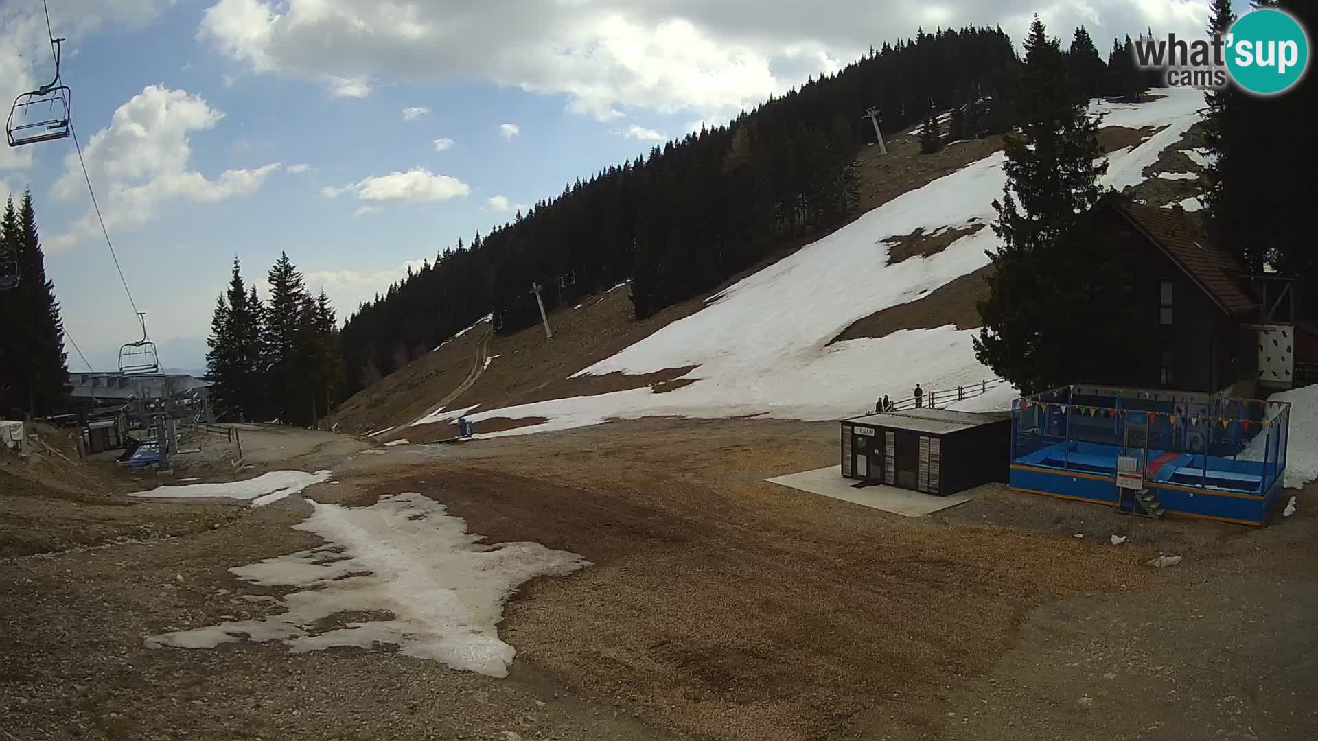 GOLTE Ski resort live webcam – view to Medvedjak – Slovenia