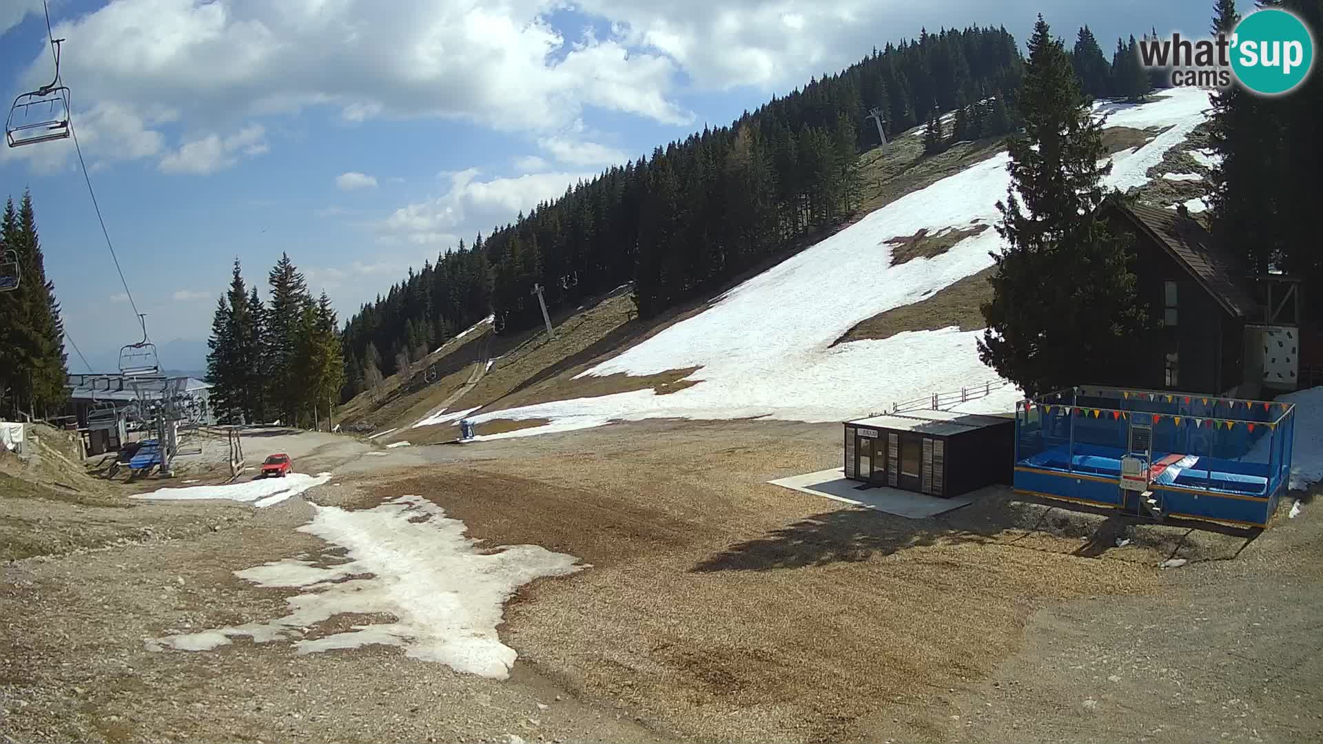 Webcam en direct de la station de ski de GOLTE – vue sur Medvedjak – Slovénie