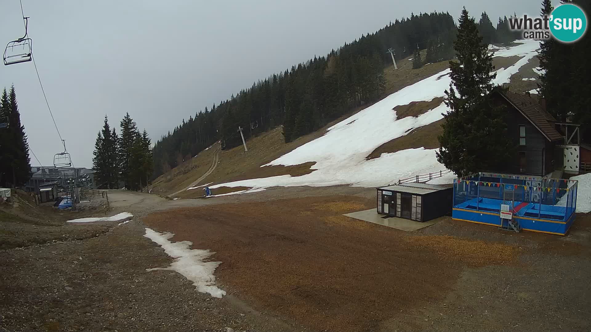 Webcam en direct de la station de ski de GOLTE – vue sur Medvedjak – Slovénie