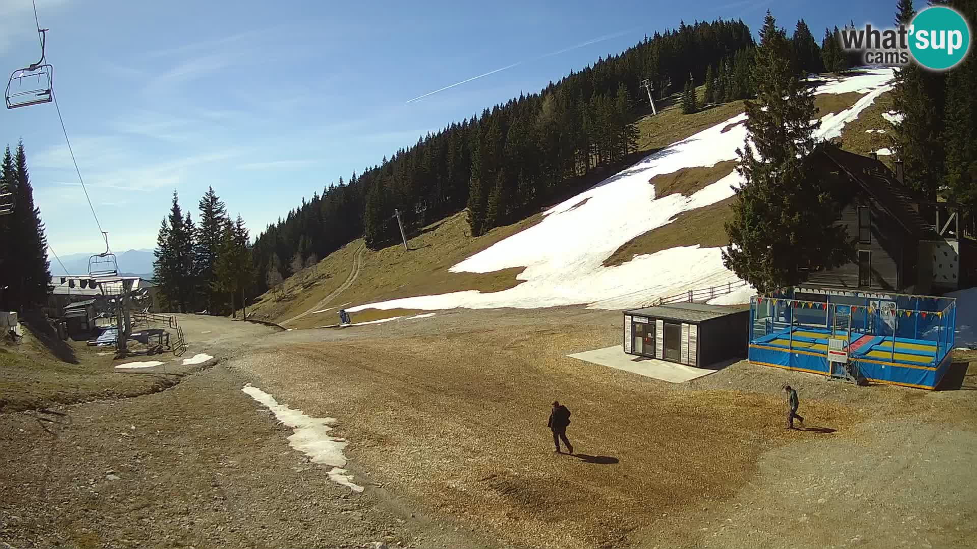 GOLTE Ski resort live webcam – view to Medvedjak – Slovenia
