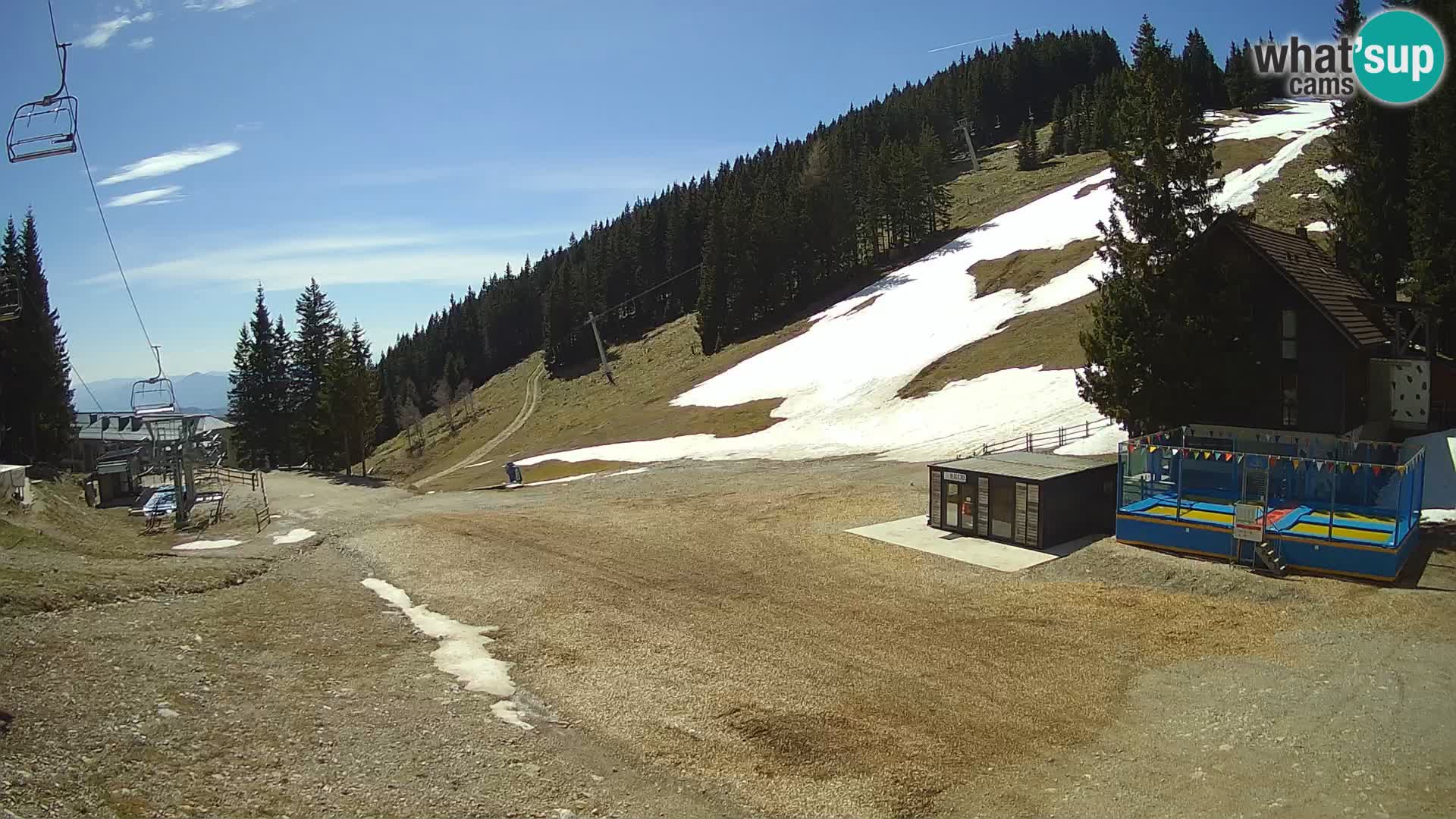 GOLTE Ski resort live webcam – view to Medvedjak – Slovenia