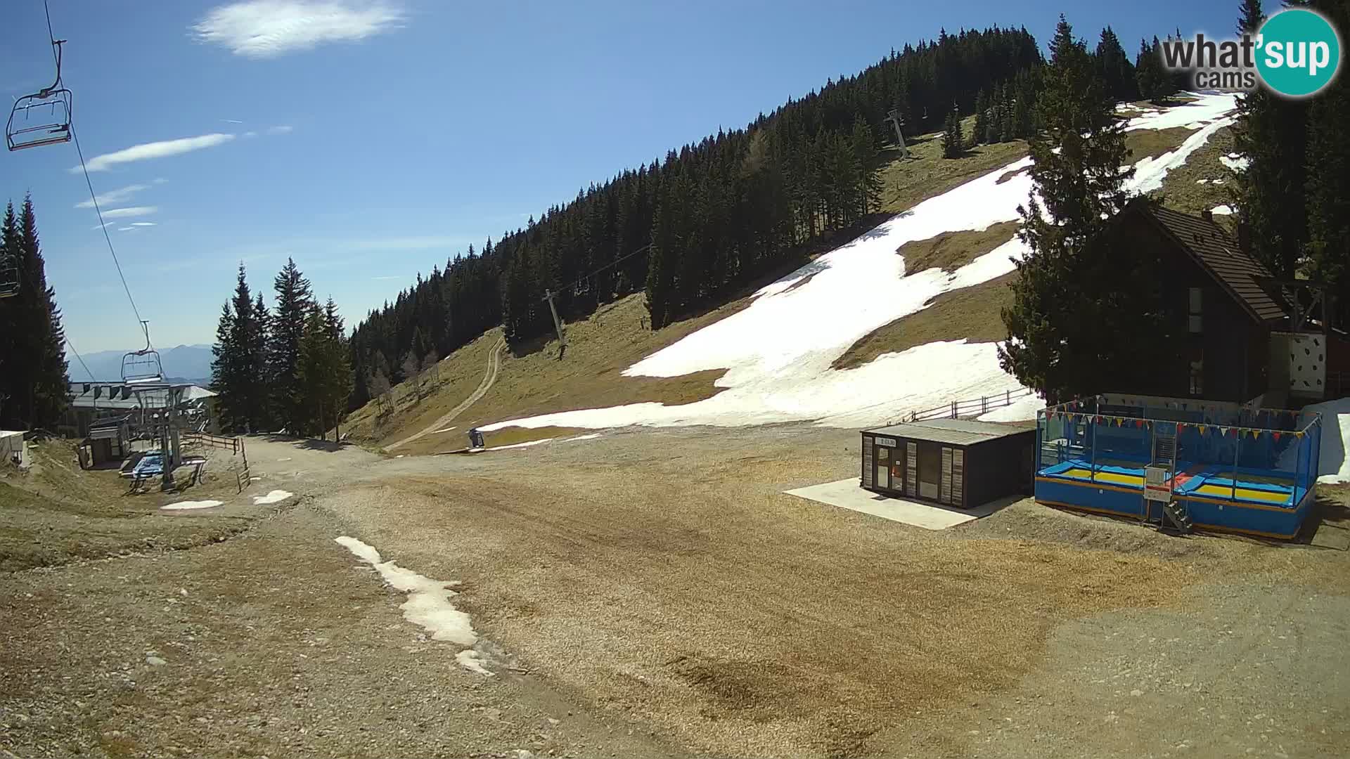 GOLTE Ski resort live webcam – view to Medvedjak – Slovenia