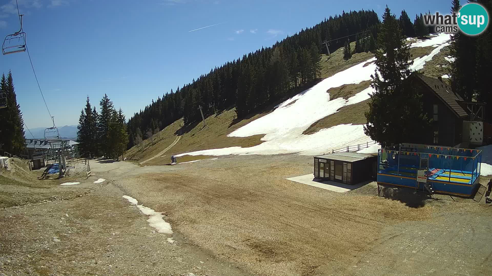 Cámara web en vivo de la estación de esquí GOLTE – vista a Medvedjak – Eslovenia
