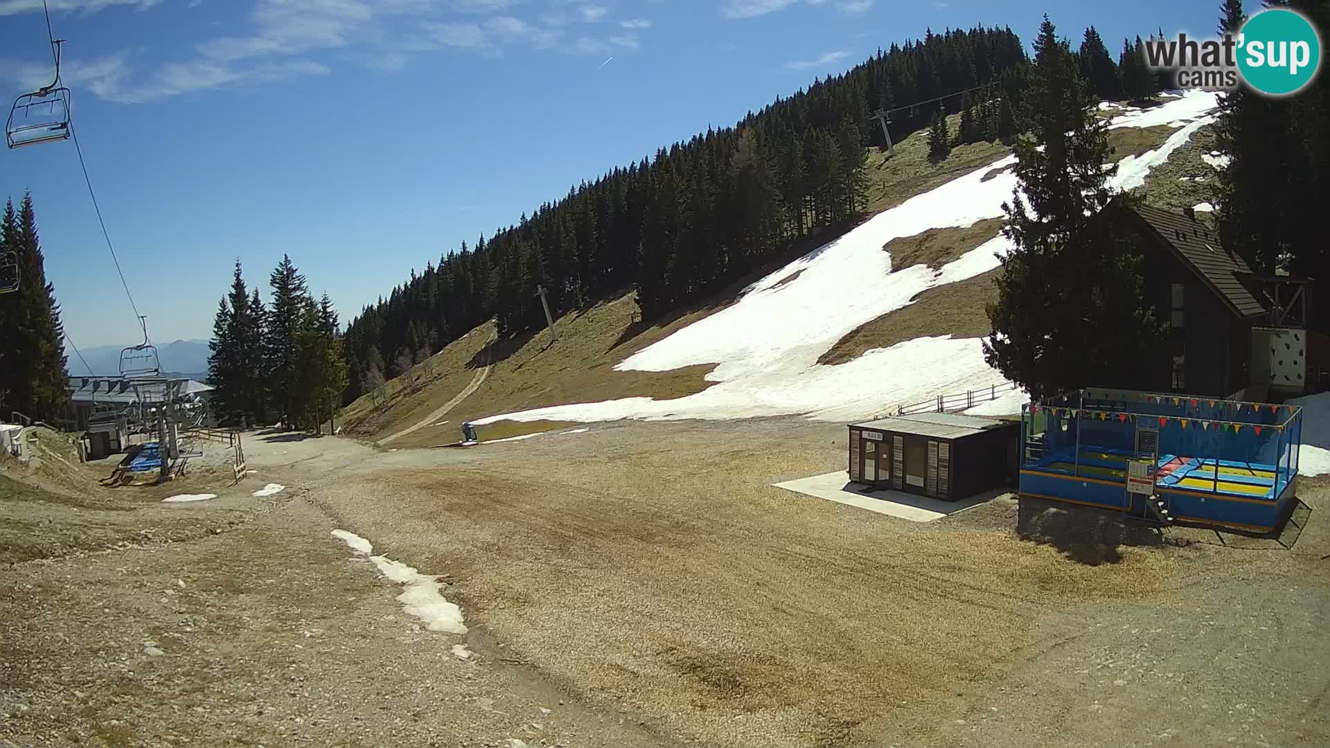 Cámara web en vivo de la estación de esquí GOLTE – vista a Medvedjak – Eslovenia