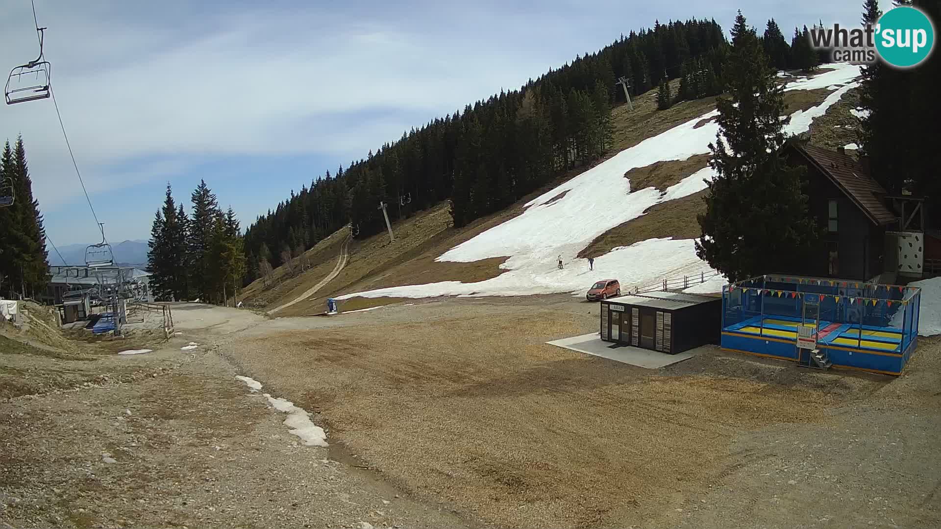 Cámara web en vivo de la estación de esquí GOLTE – vista a Medvedjak – Eslovenia