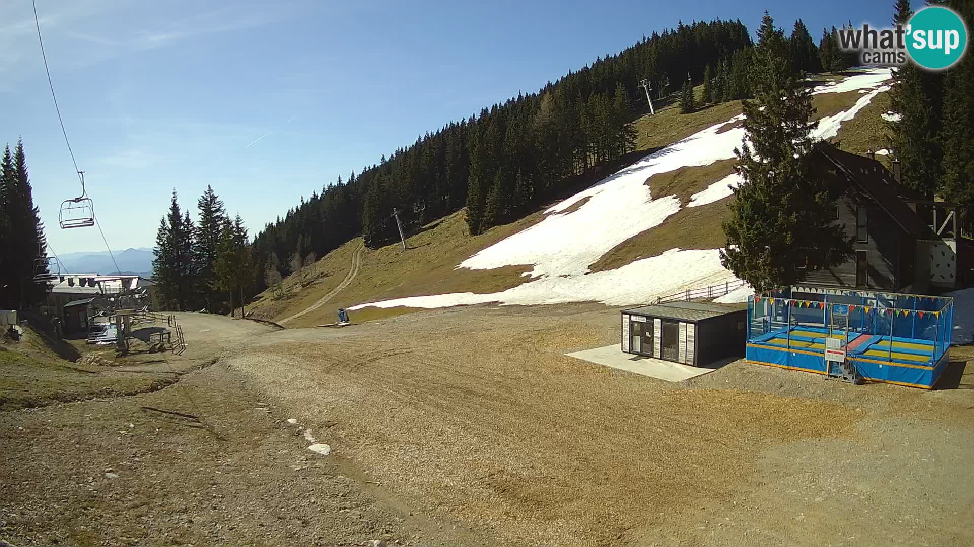 Webcam en direct de la station de ski de GOLTE – vue sur Medvedjak – Slovénie