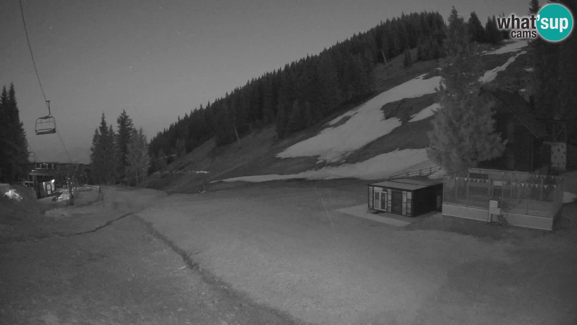 Cámara web en vivo de la estación de esquí GOLTE – vista a Medvedjak – Eslovenia