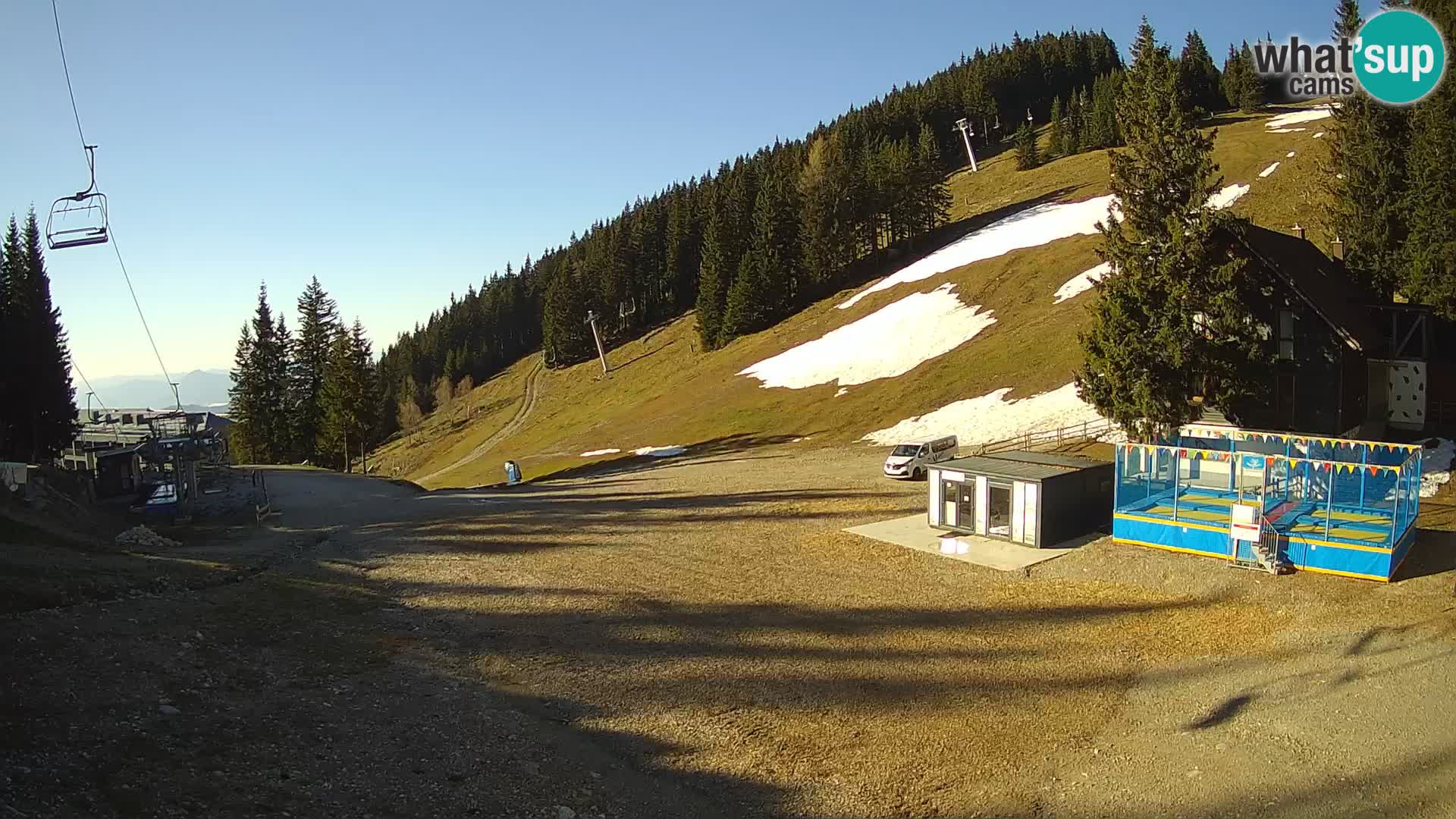 Webcam en direct de la station de ski de GOLTE – vue sur Medvedjak – Slovénie